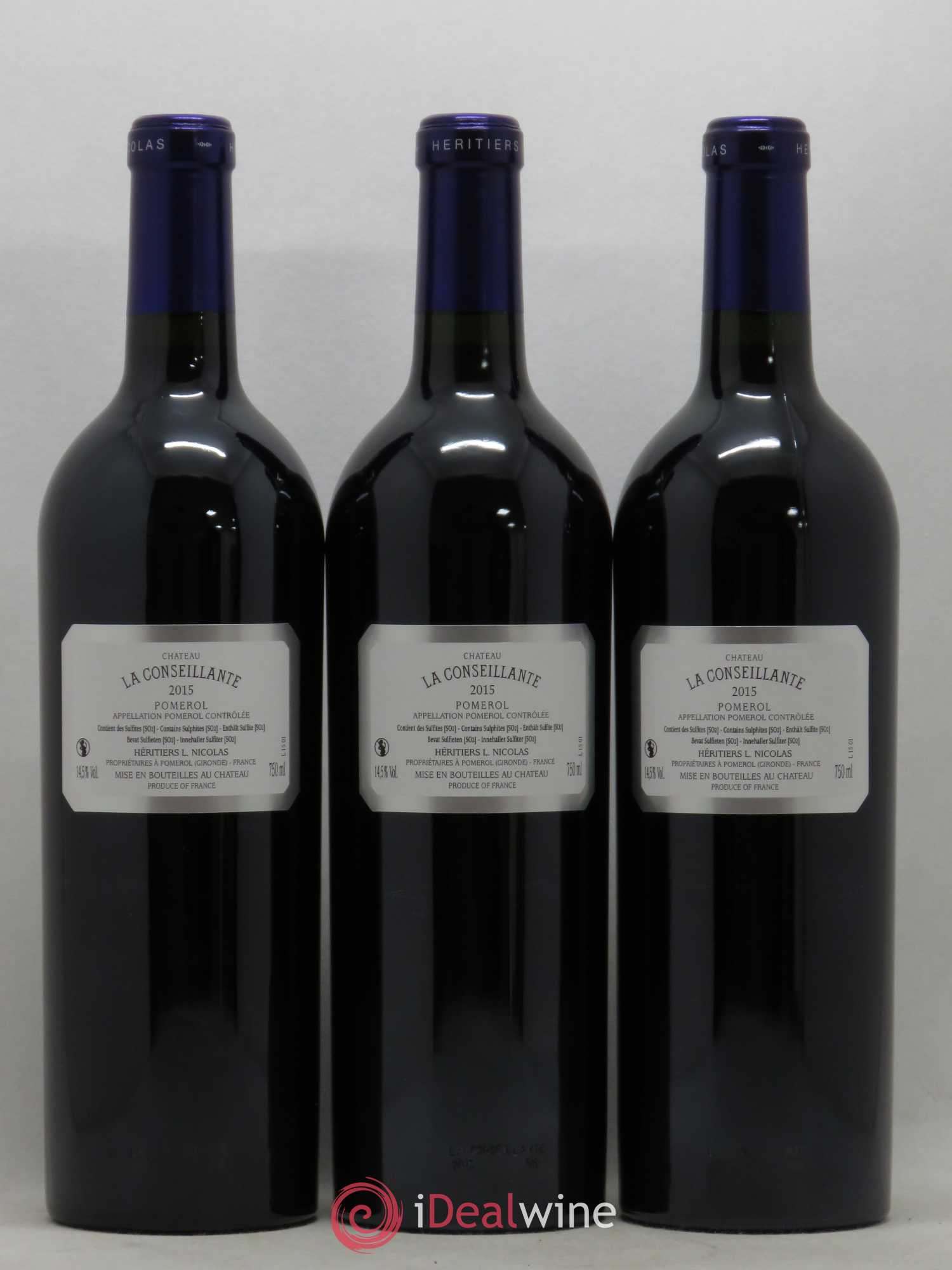 Château la Conseillante 2015 - Lot de 6 bouteilles - 2
