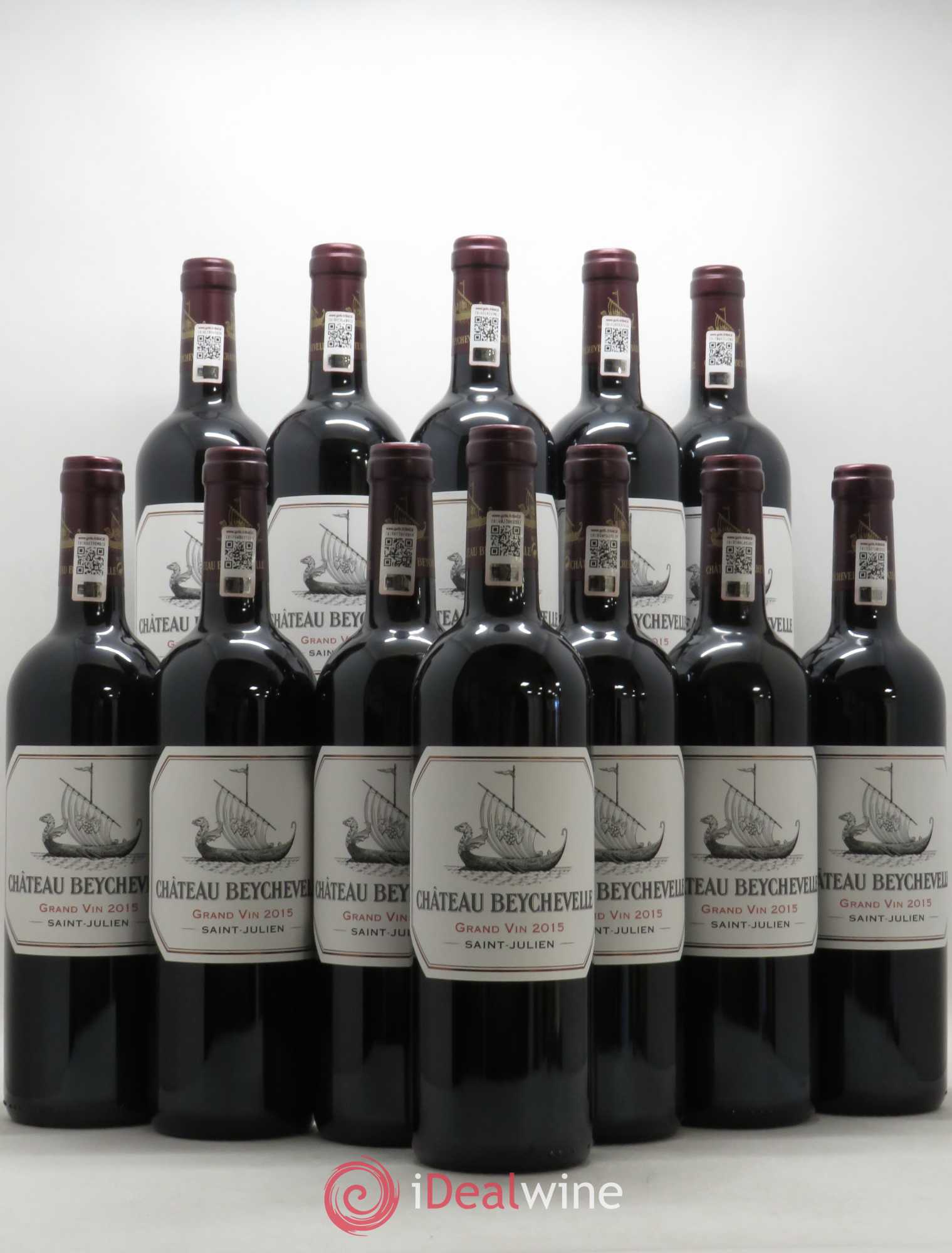 Château Beychevelle 4ème Grand Cru Classé 2015 - Lot de 12 bouteilles - 0