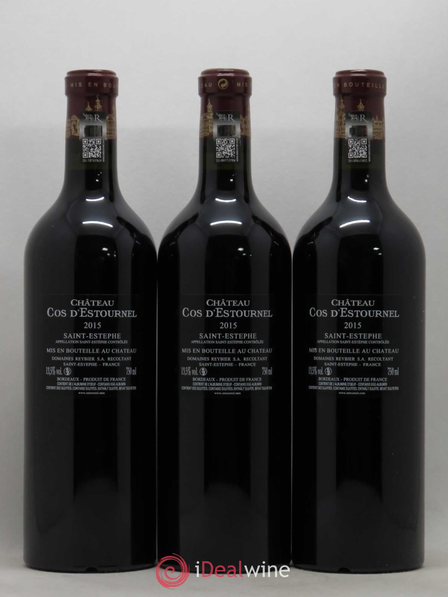 Cos d'Estournel 2ème Grand Cru Classé 2015 - Lot de 6 bouteilles - 2