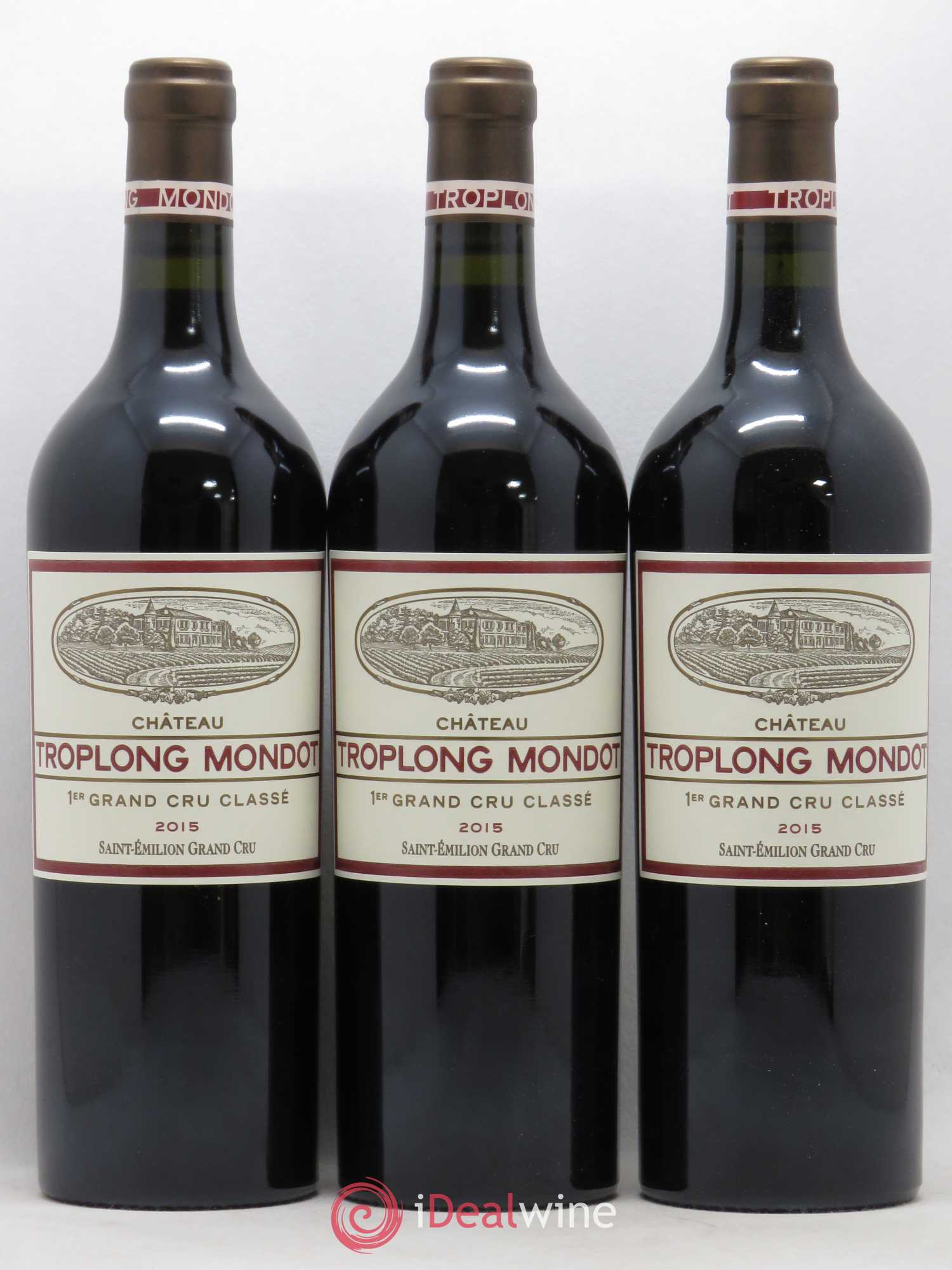 Château Troplong Mondot 1er Grand Cru Classé B 2015 - Lot de 6 bouteilles - 1