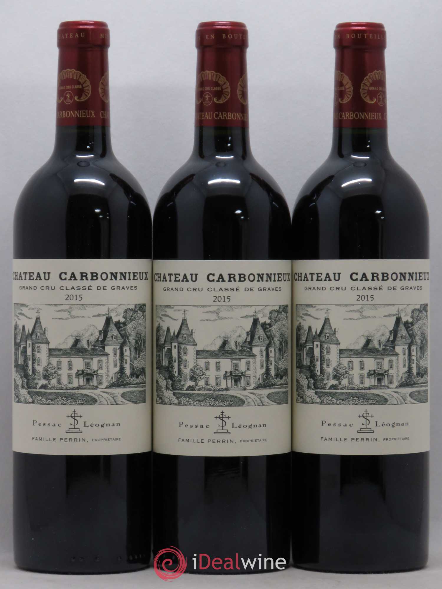 Château Carbonnieux Cru Classé de Graves 2015 - Lot de 12 bouteilles - 1