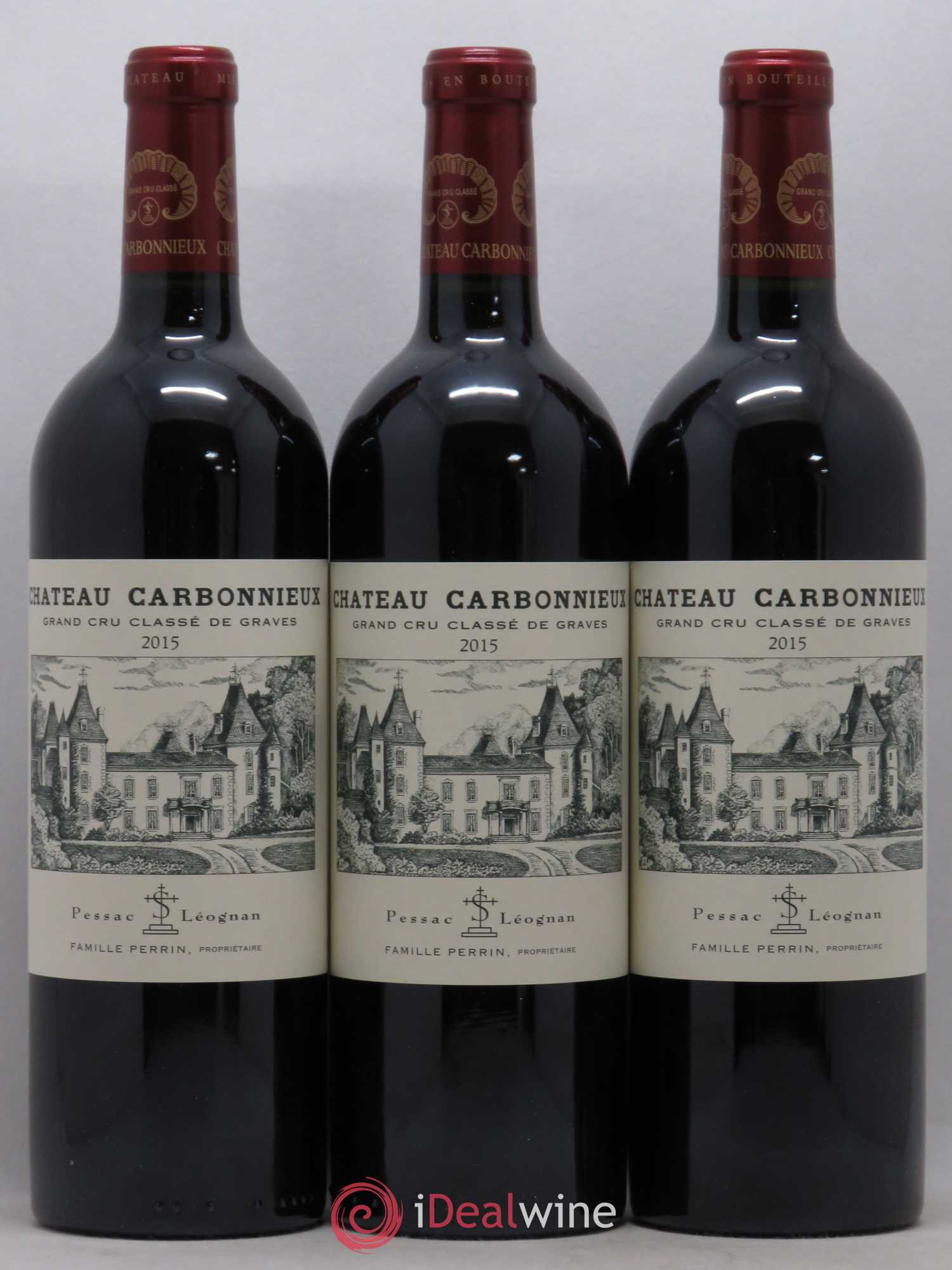 Château Carbonnieux Cru Classé de Graves 2015 - Lot de 12 bouteilles - 2