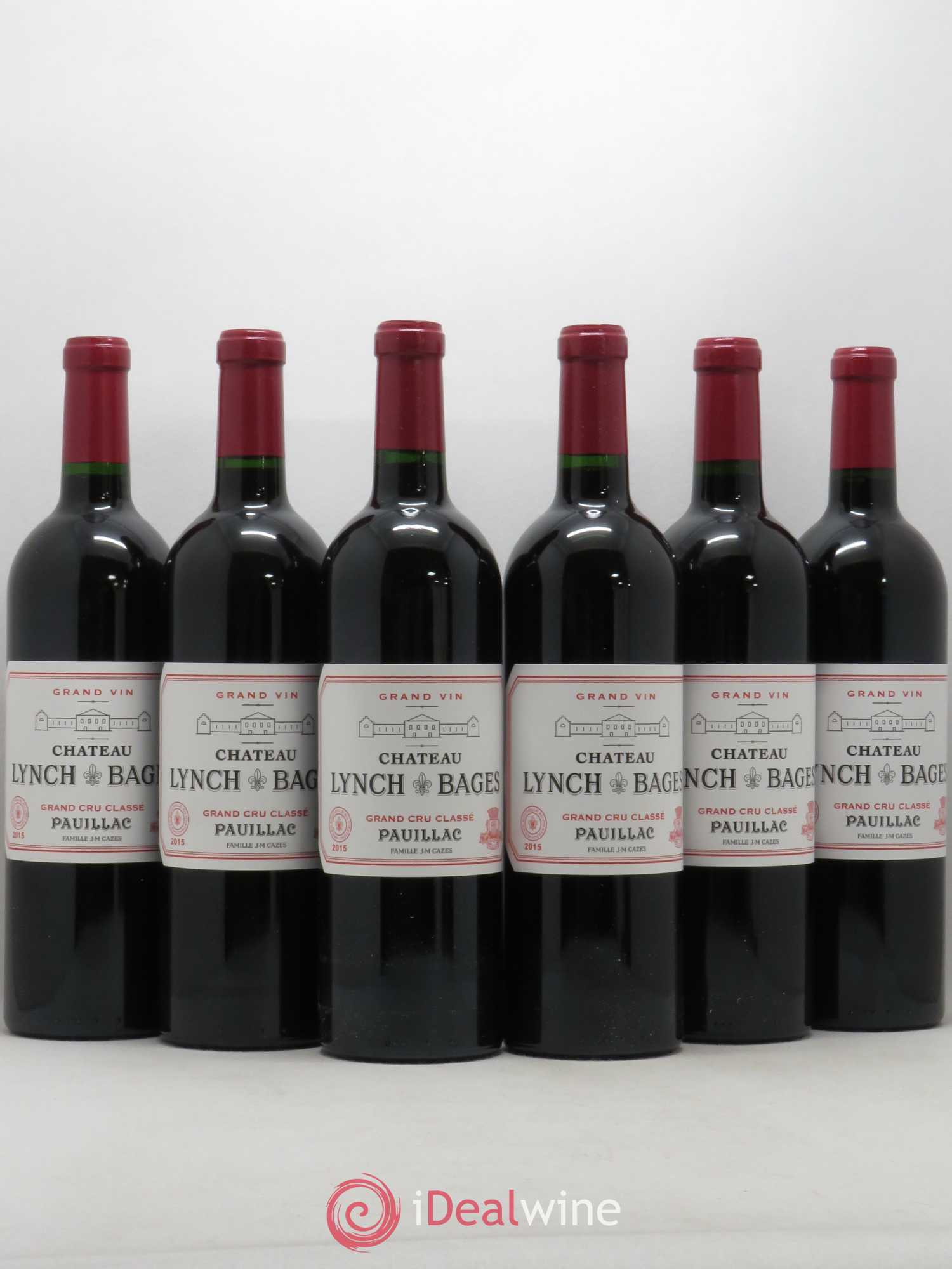 Château Lynch Bages 5ème Grand Cru Classé 2015 - Lot de 6 bouteilles - 0