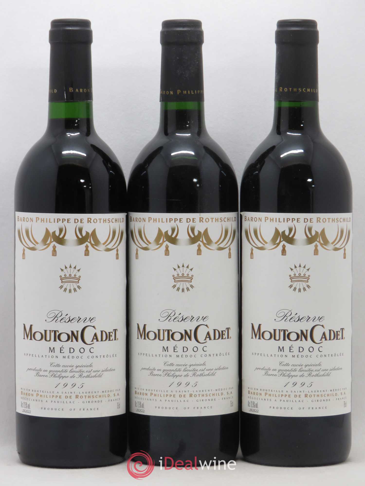 Château Mouton Cadet Réserve 1995 - Lot de 6 bouteilles - 2