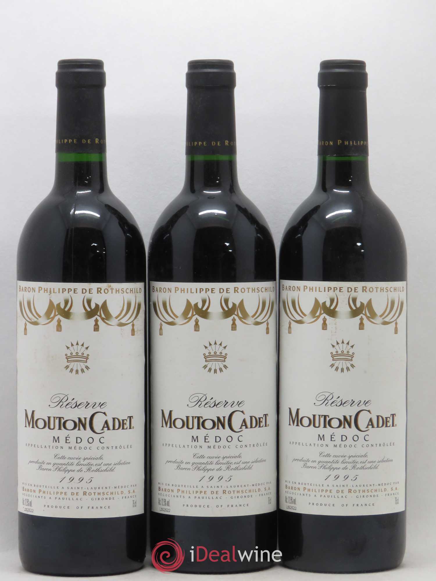 Château Mouton Cadet réserve 1995 - Lot de 6 bouteilles - 2