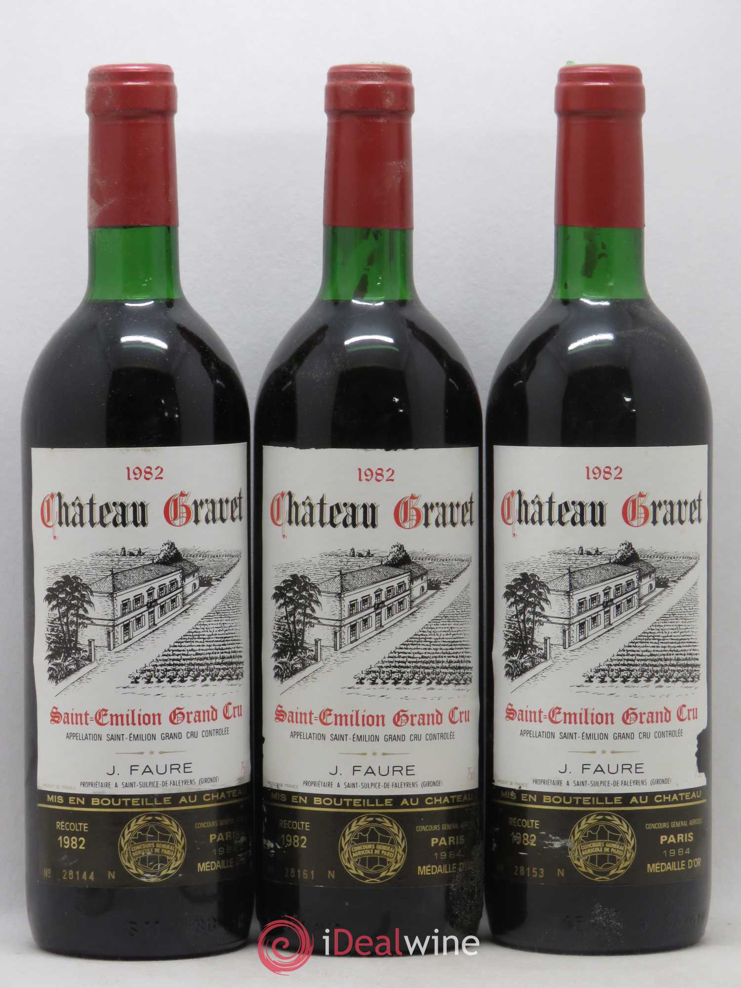 Saint-Émilion Grand Cru 1982 - Posten von 6 Flaschen - 1