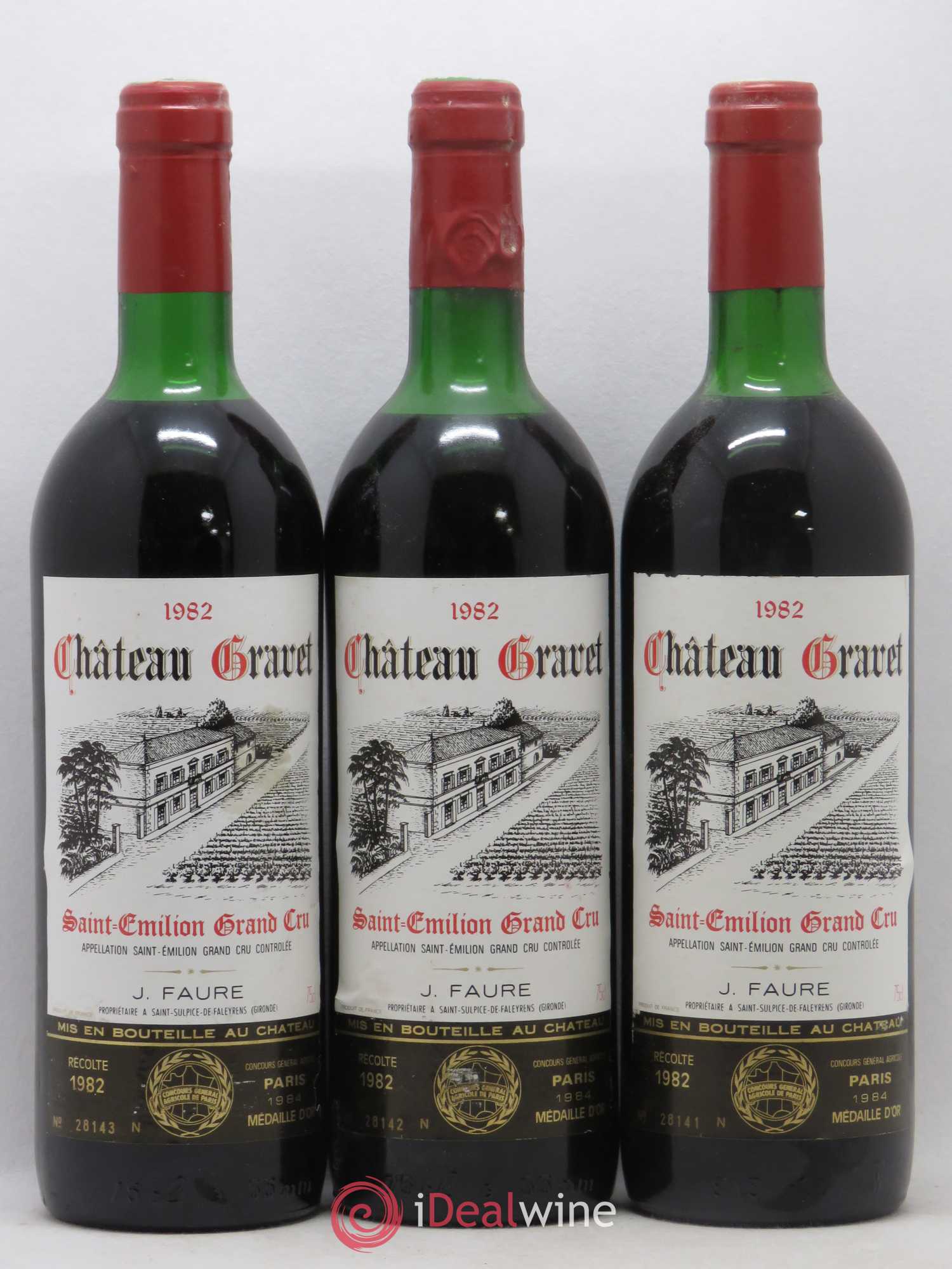Saint-Émilion Grand Cru 1982 - Posten von 6 Flaschen - 2