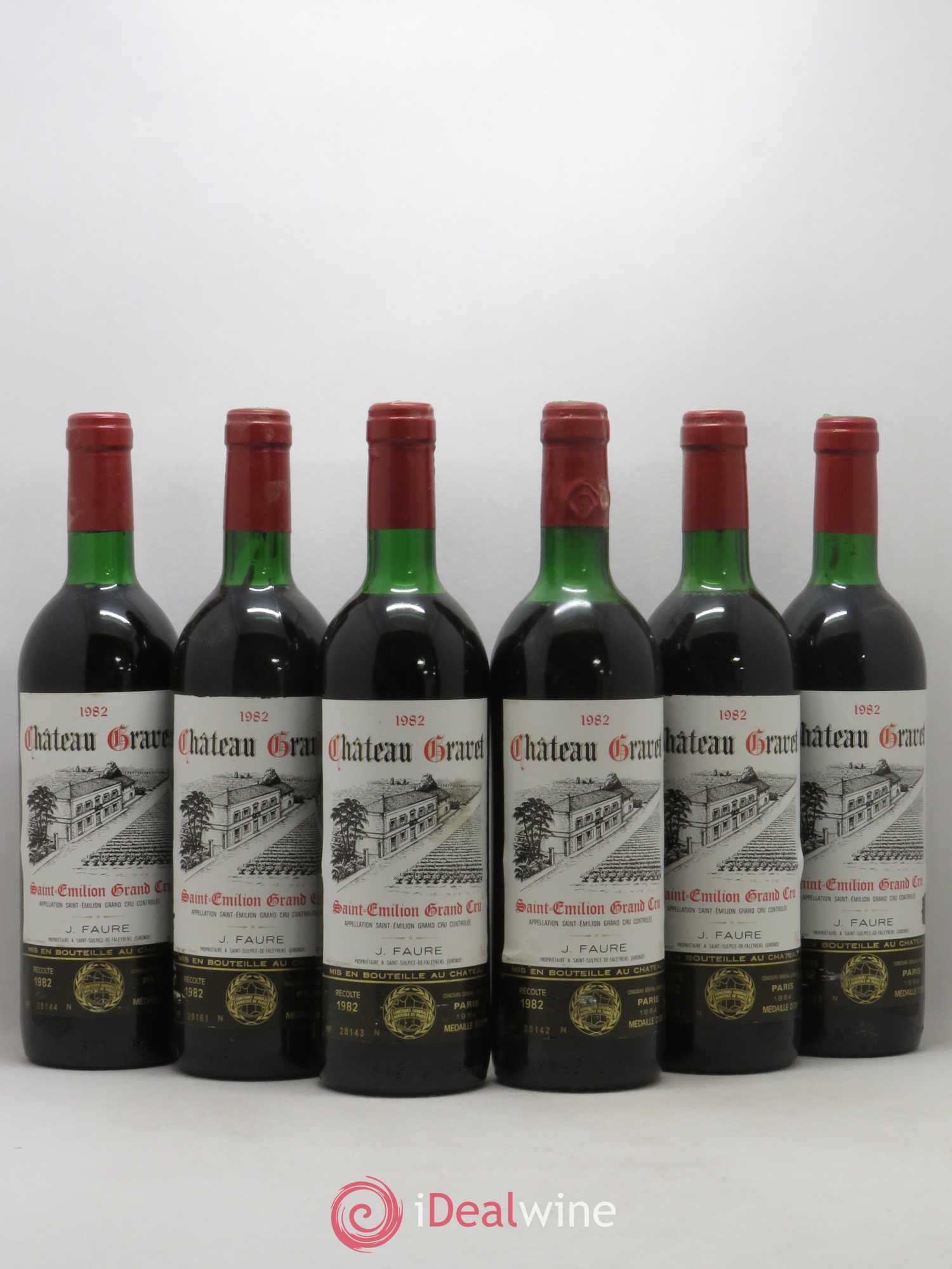 Saint-Émilion Grand Cru 1982 - Posten von 6 Flaschen - 0