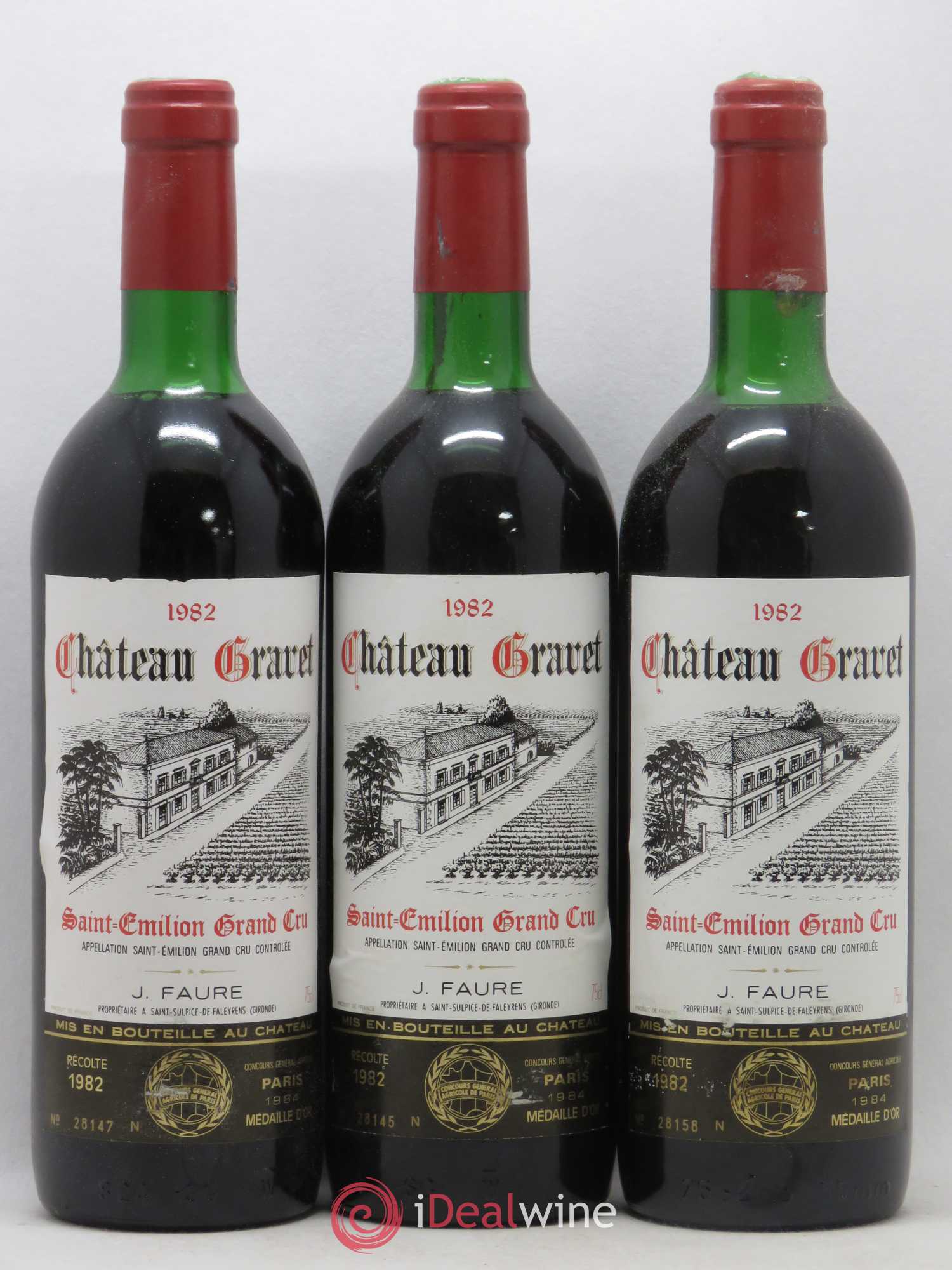 Saint-Émilion Grand Cru 1982 - Posten von 3 Flaschen - 0