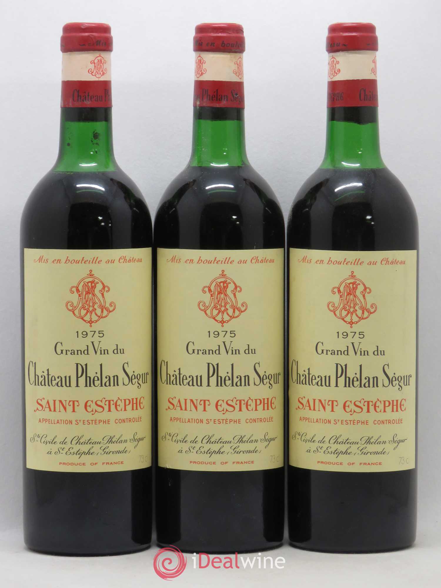 Château Phélan Ségur 1975 - Lot de 6 bouteilles - 2