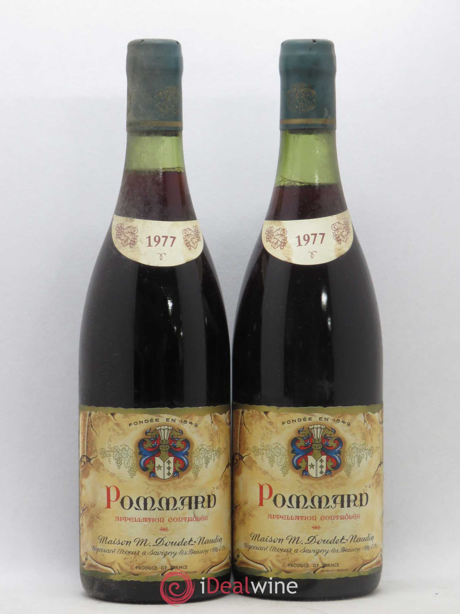 Pommard Doudet Naudin 1977 - Posten von 2 Flaschen - 0