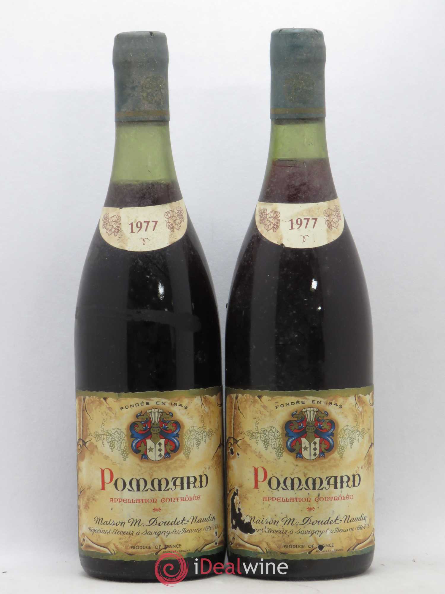 Pommard Doudet Naudin 1977 - Posten von 2 Flaschen - 0