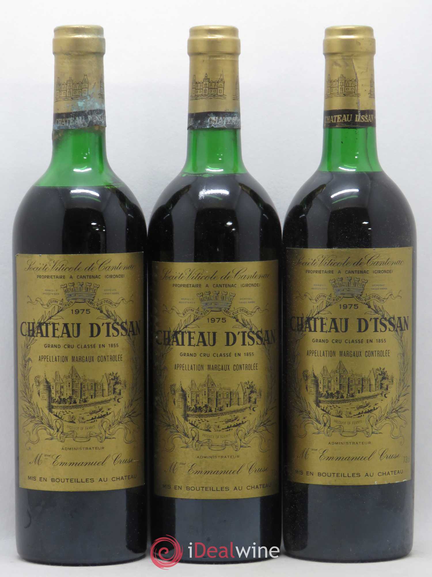 Château d'Issan 3ème Grand Cru Classé 1975 - Lot de 6 bouteilles - 2