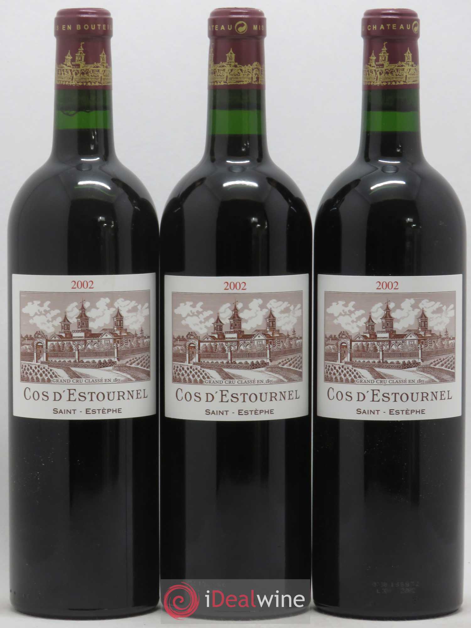 Cos d'Estournel 2ème Grand Cru Classé 2002 - Lot de 11 bouteilles - 1