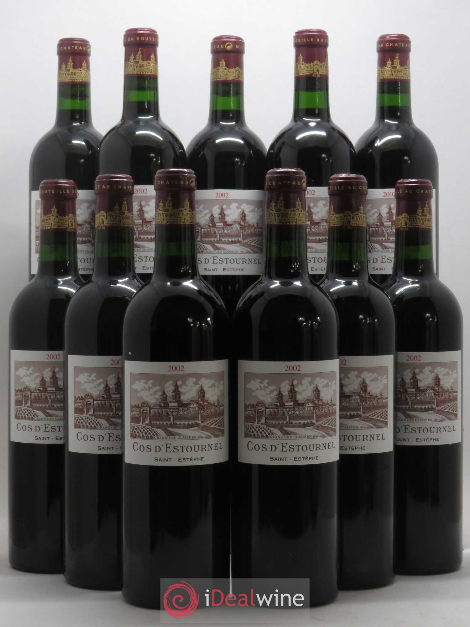 Cos d'Estournel 2ème Grand Cru Classé 2002 - Lot de 11 bouteilles - 0