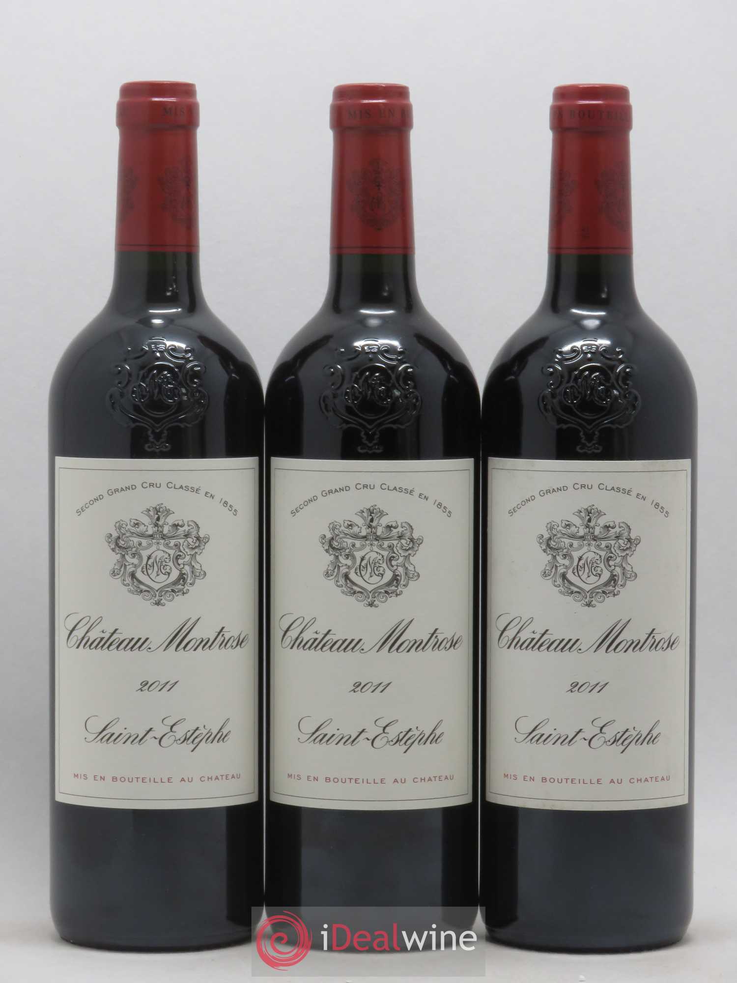 Château Montrose 2ème Grand Cru Classé 2011 - Lot de 3 bouteilles - 0