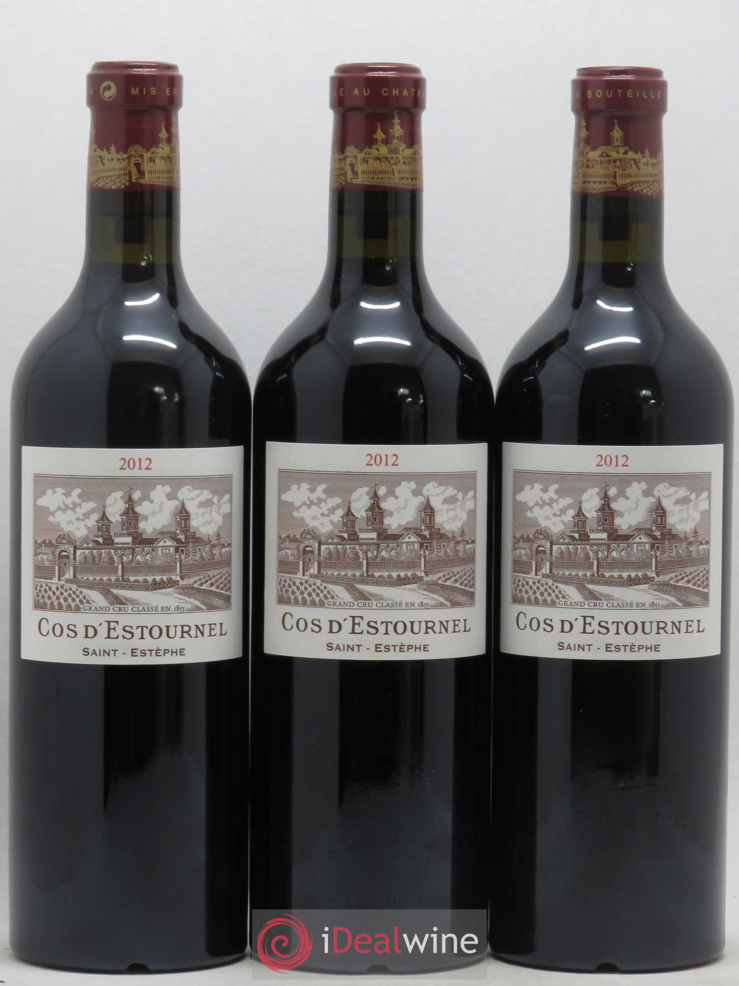 Cos d'Estournel 2ème Grand Cru Classé 2012 - Lot de 3 bouteilles - 0