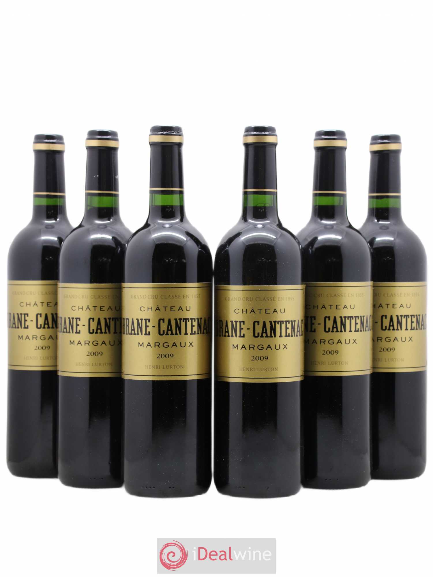 Château Brane Cantenac 2ème Grand Cru Classé 2009 - Lot de 6 bouteilles - 0