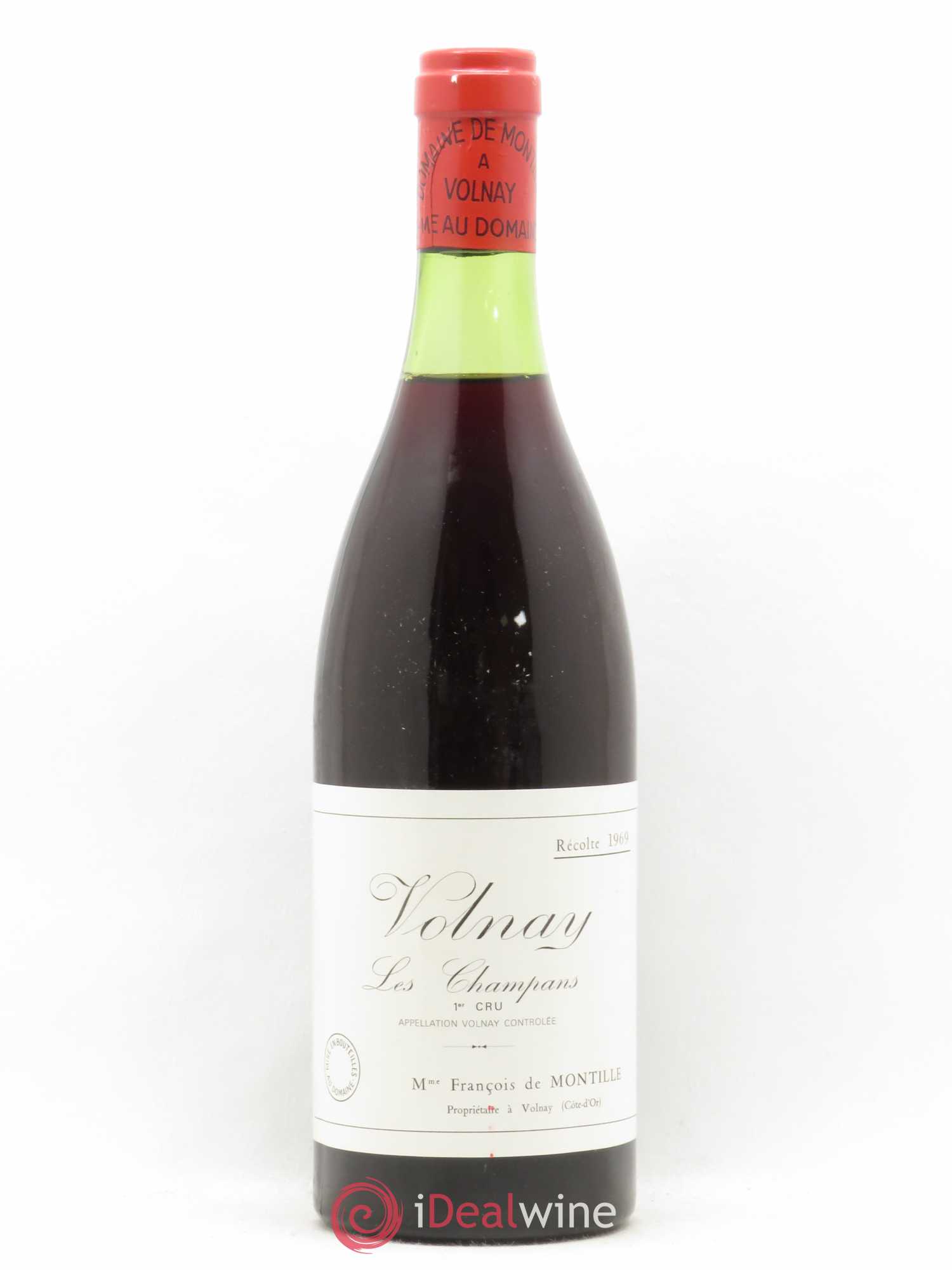 Volnay 1er Cru Les Champans De Montille (Domaine) 1969 - Lot de 1 bouteille - 0