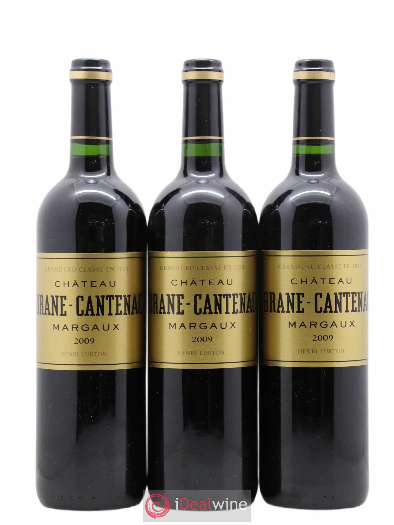 Château Brane Cantenac 2ème Grand Cru Classé 2009 - Lot de 3 bouteilles - 0