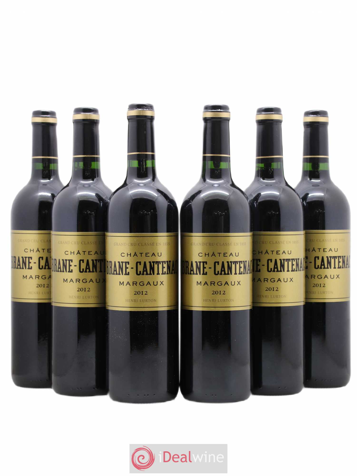 Château Brane Cantenac 2ème Grand Cru Classé 2012 - Lot de 6 bouteilles - 0