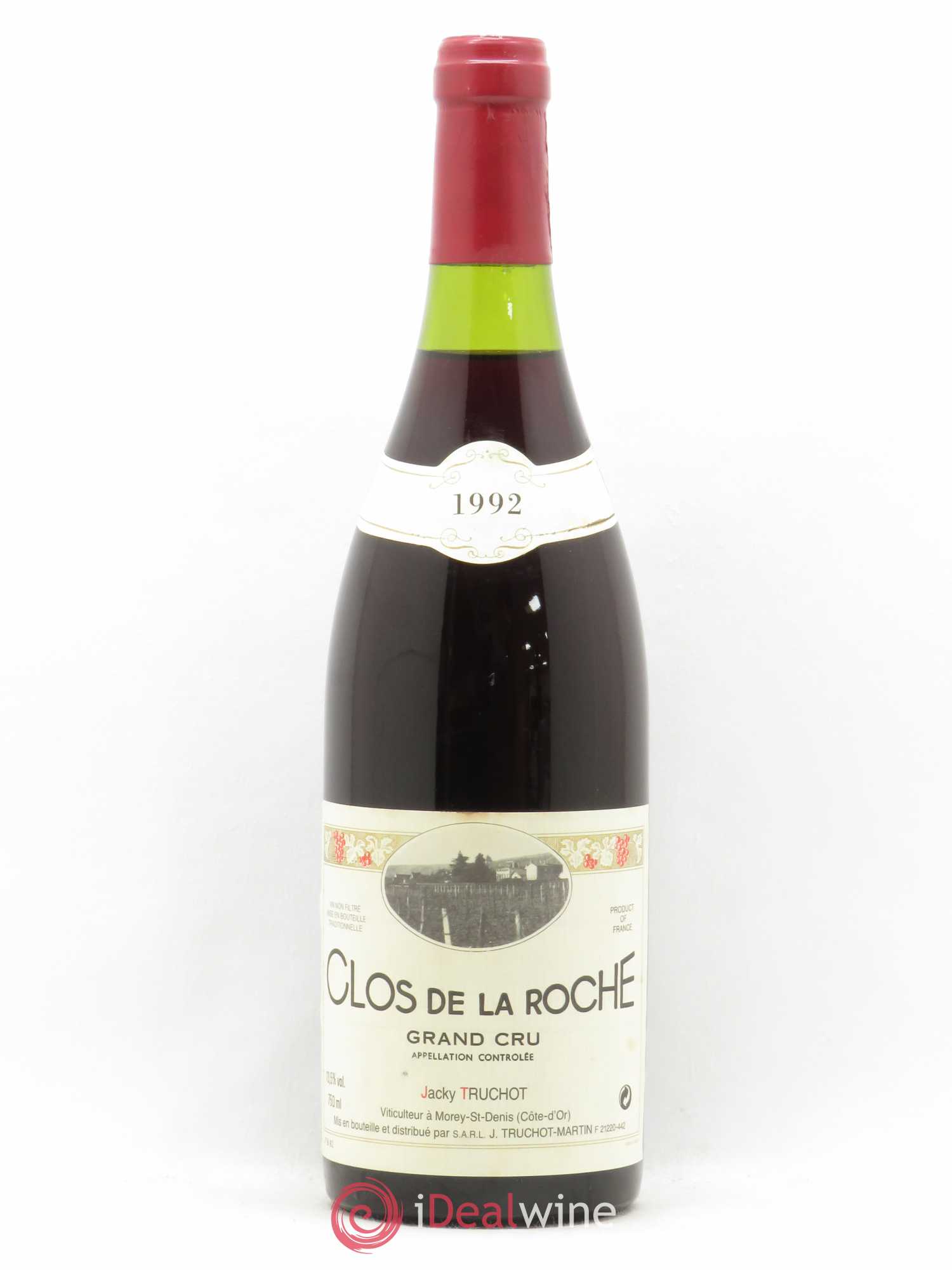 Clos de la Roche Grand Cru Jacky Truchot 1992 - Lot de 1 bouteille - 0