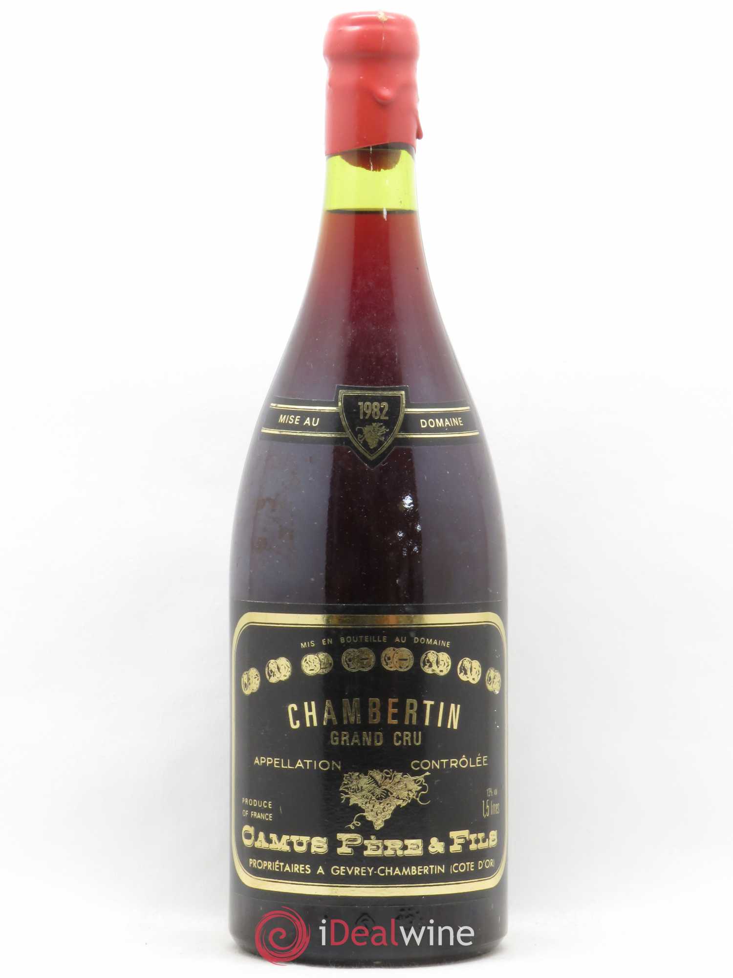 Chambertin Grand Cru Camus Père et Fils (Domaine) 1982 - Lot de 1 magnum - 0