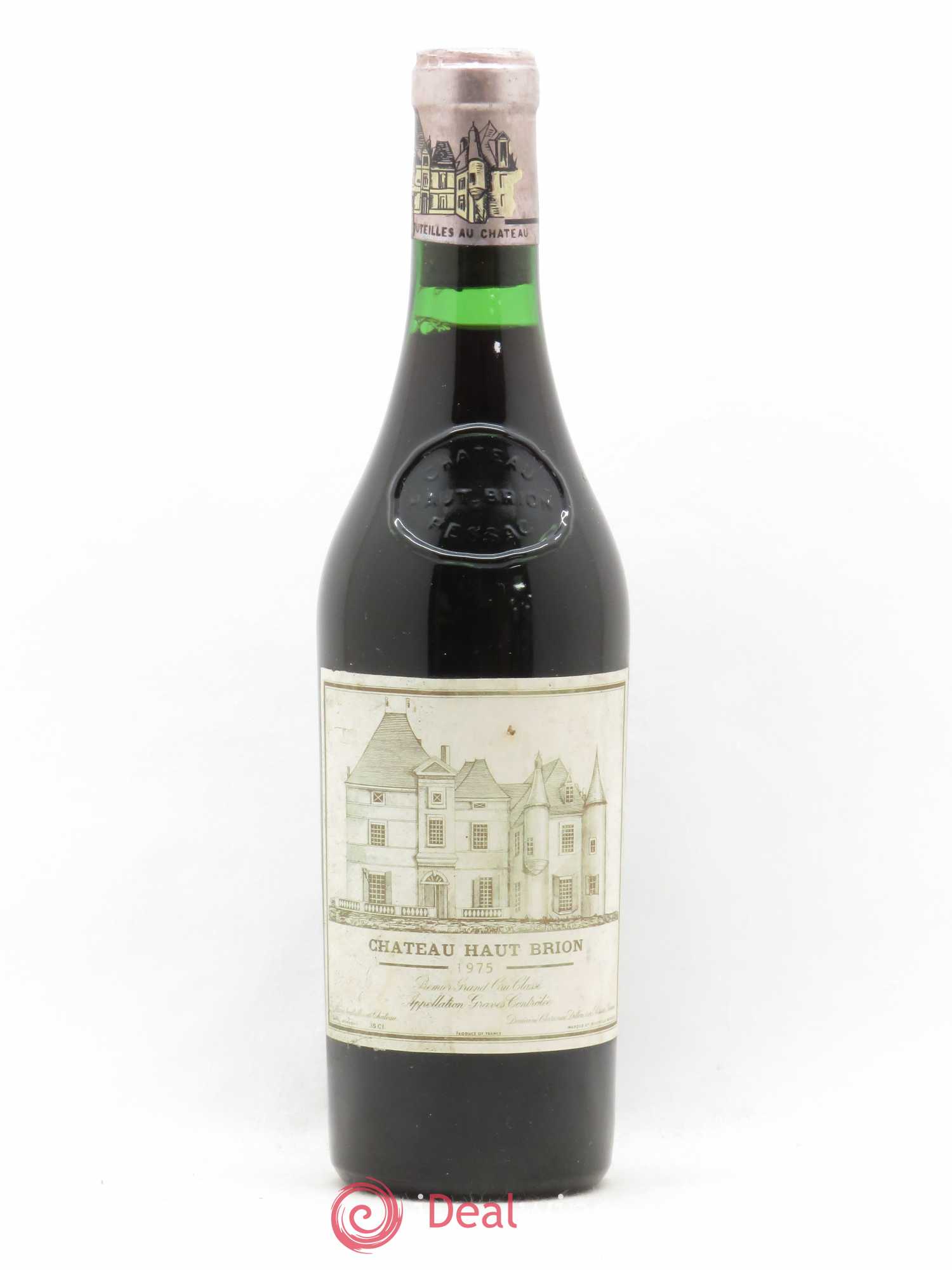 Château Haut Brion 1er Grand Cru Classé 1975 - Lot de 1 demi bouteille - 0