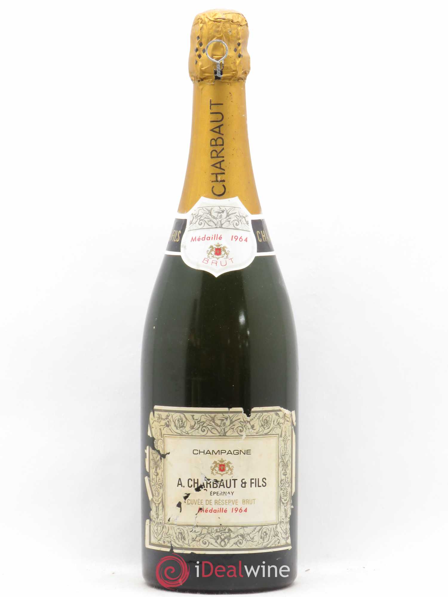 Champagne Charbaut et Fils Reserve 1964 - Posten von 1 Flasche - 0