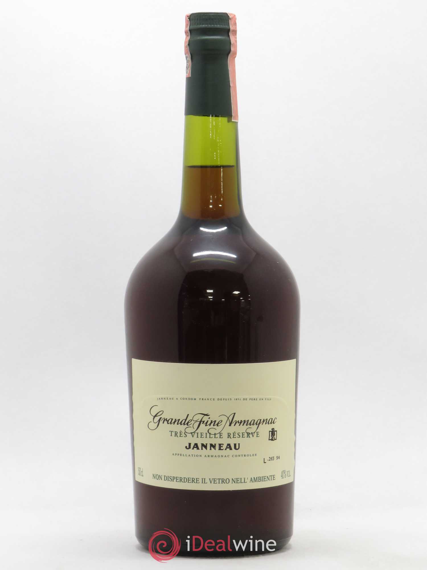Armagnac Janneau Grande Fine Armagnac Très Vieille Réserve - Posten von 1 Magnum - 0