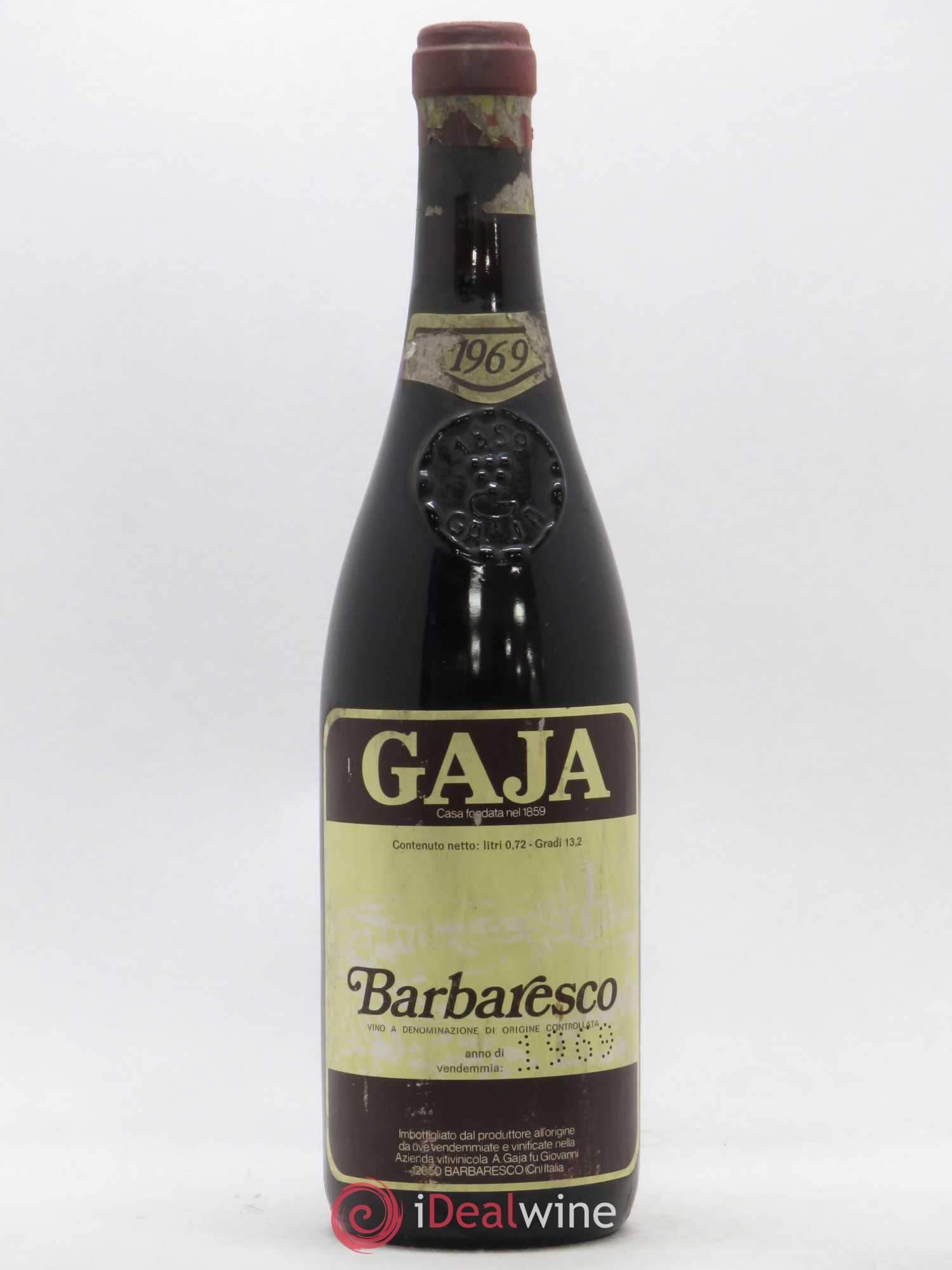 Barbaresco DOCG Angelo Gaja 1969 - Lot de 1 bouteille - 0