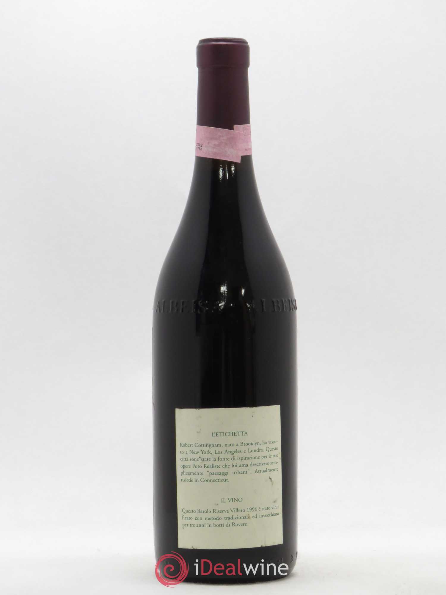 Barolo Riserva Villero Vietti 1996 - Lot de 1 bouteille - 1