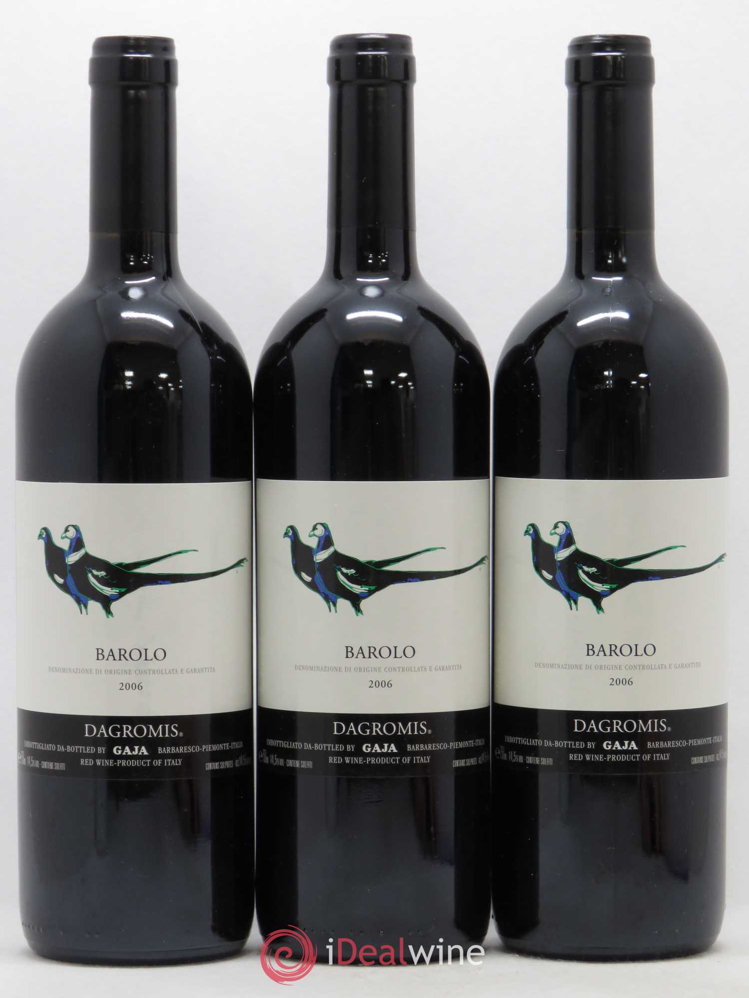 Barolo Dagromis Angelo Gaja 2006 - Posten von 3 Flaschen - 0
