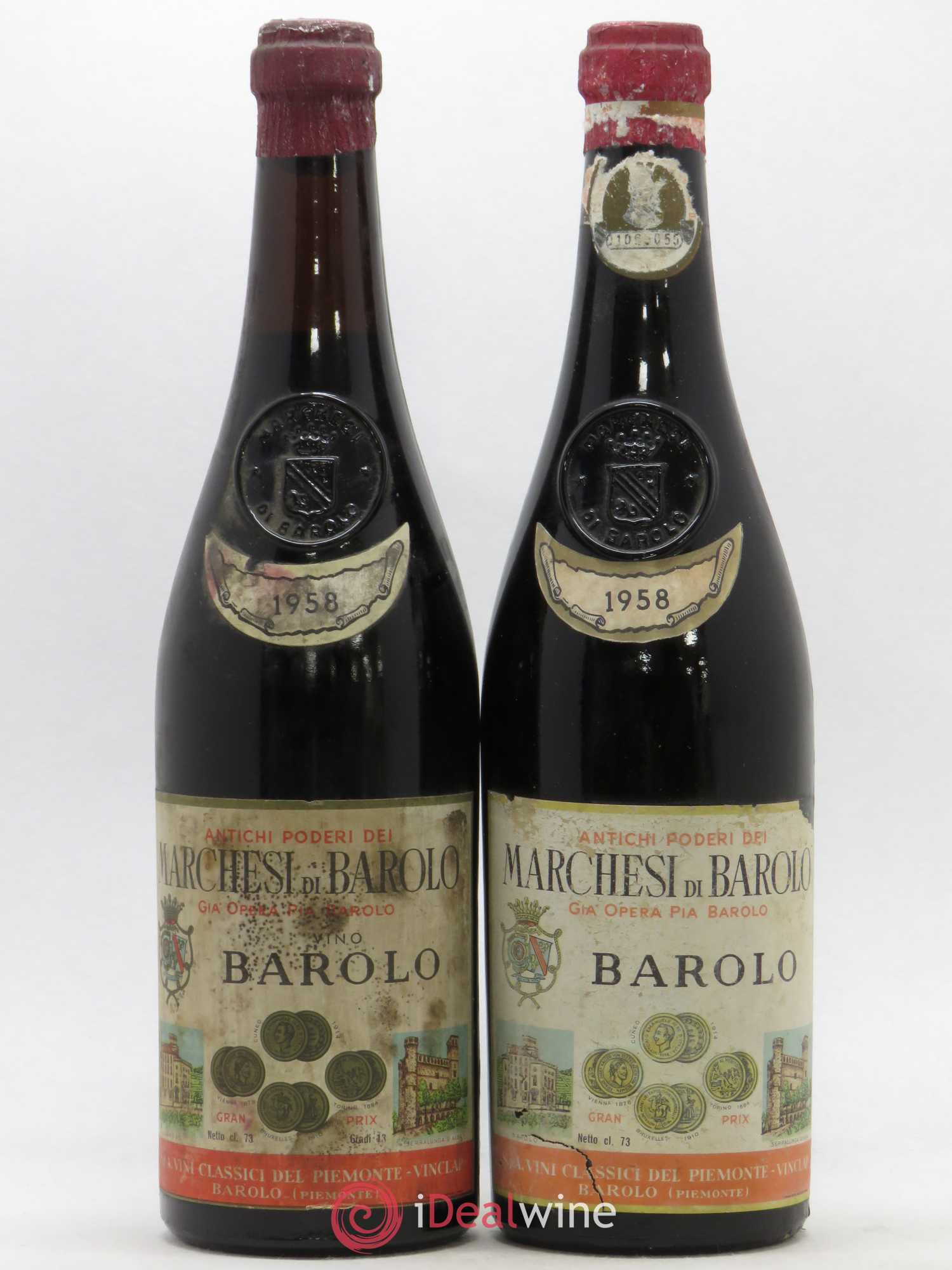 Barolo 1958 - Posten von 2 Flaschen - 0