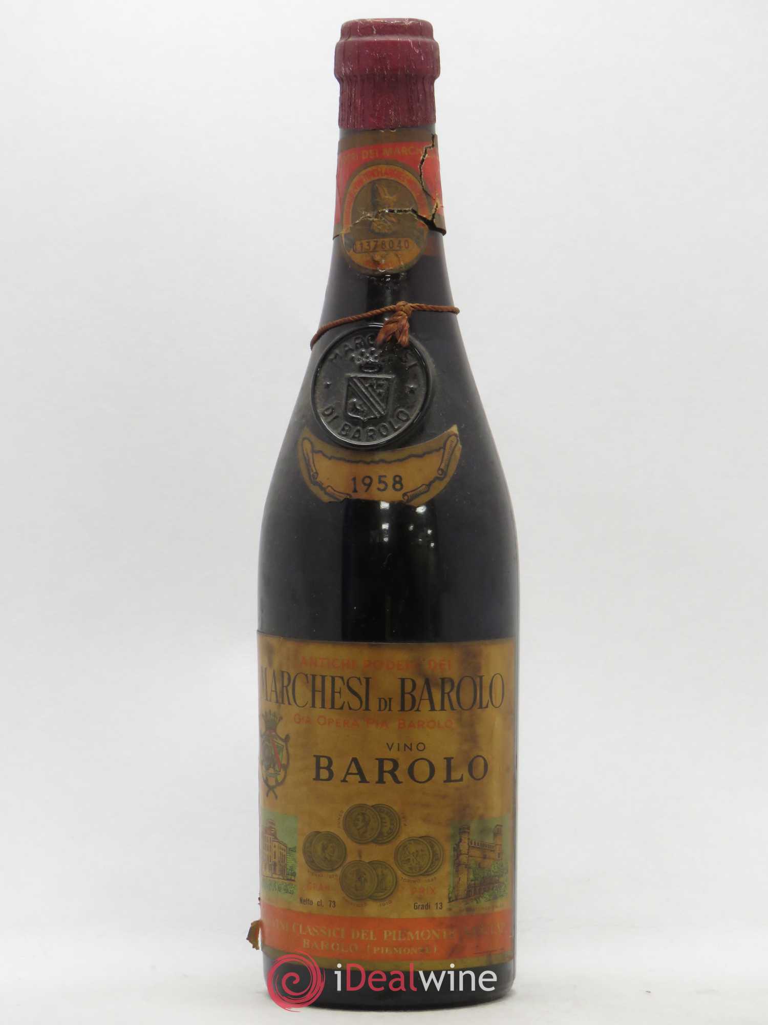Barolo 1958 - Posten von 1 Flasche - 0