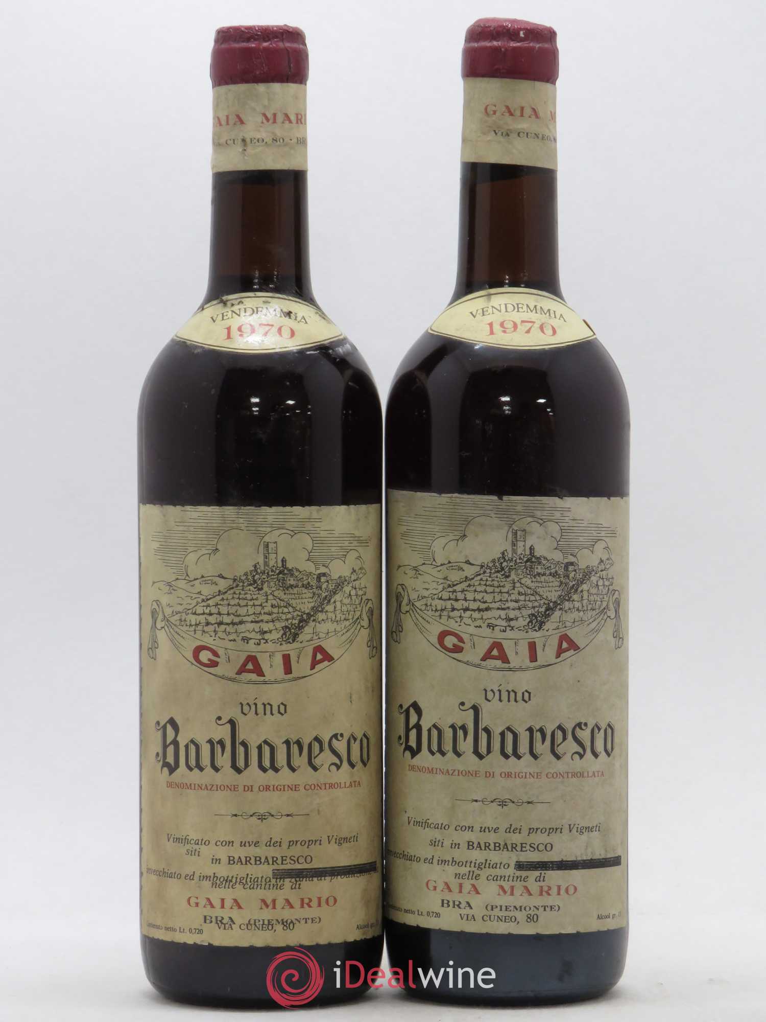 Barbaresco DOCG Gaia Mario 1970 - Posten von 2 Flaschen - 0