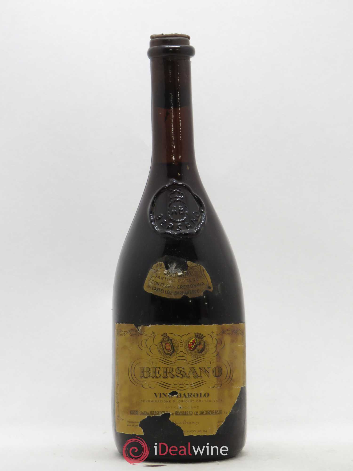 Barolo Conti della Cremosina Bersano 1970 - Posten von 1 Flasche - 0