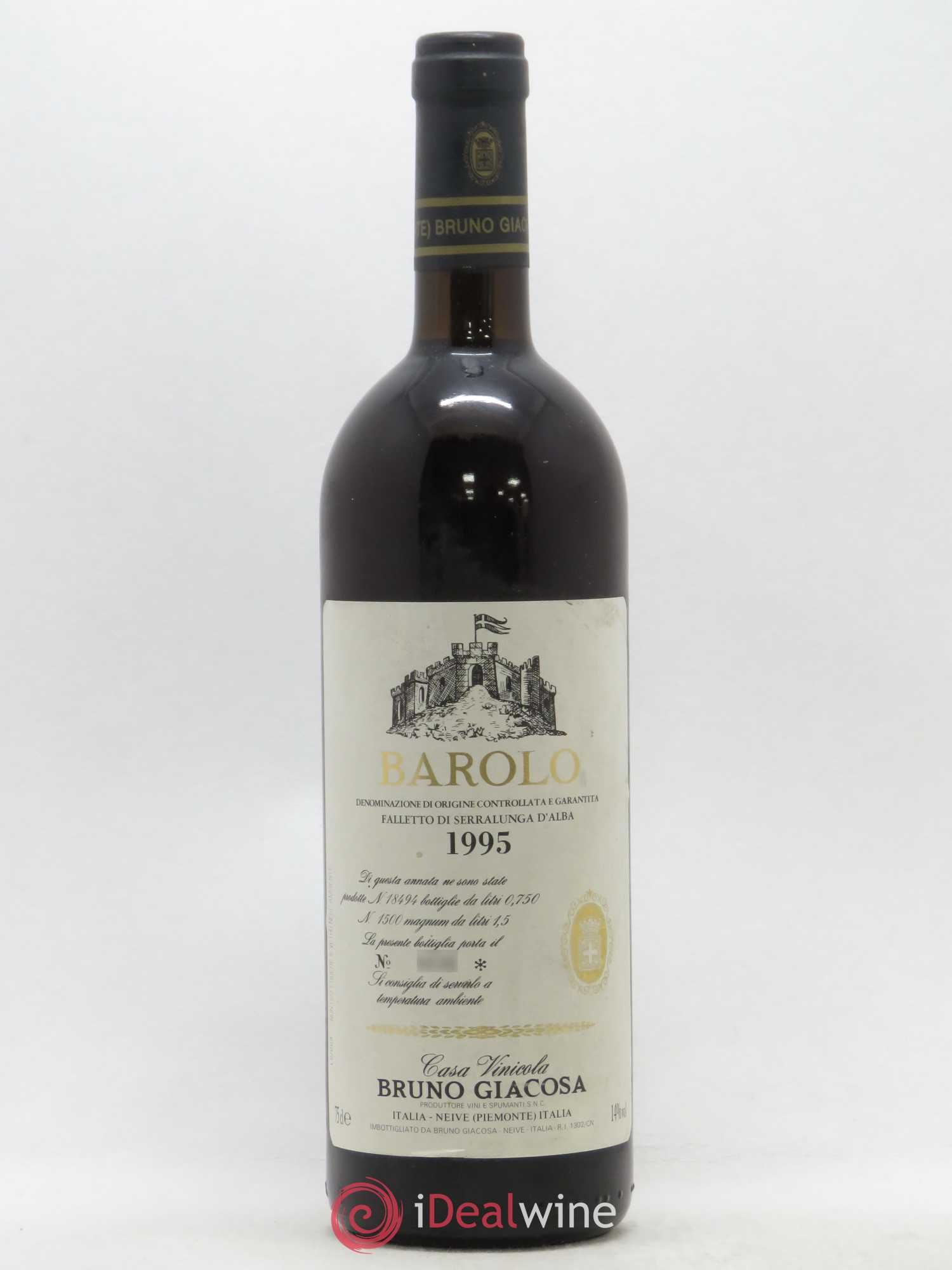Barolo Falletto di Serralunga Bruno Giacosa 1995 - Posten von 1 Flasche - 0