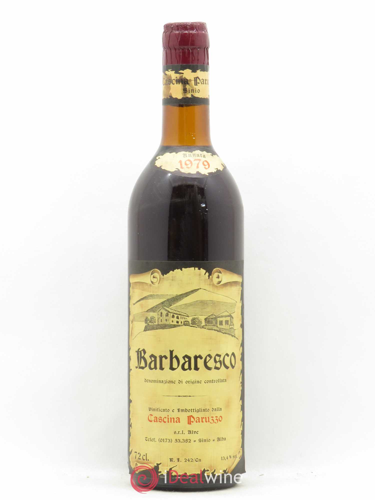 Barbaresco DOCG Cascina Paruzzo 1979 - Posten von 1 Flasche - 0