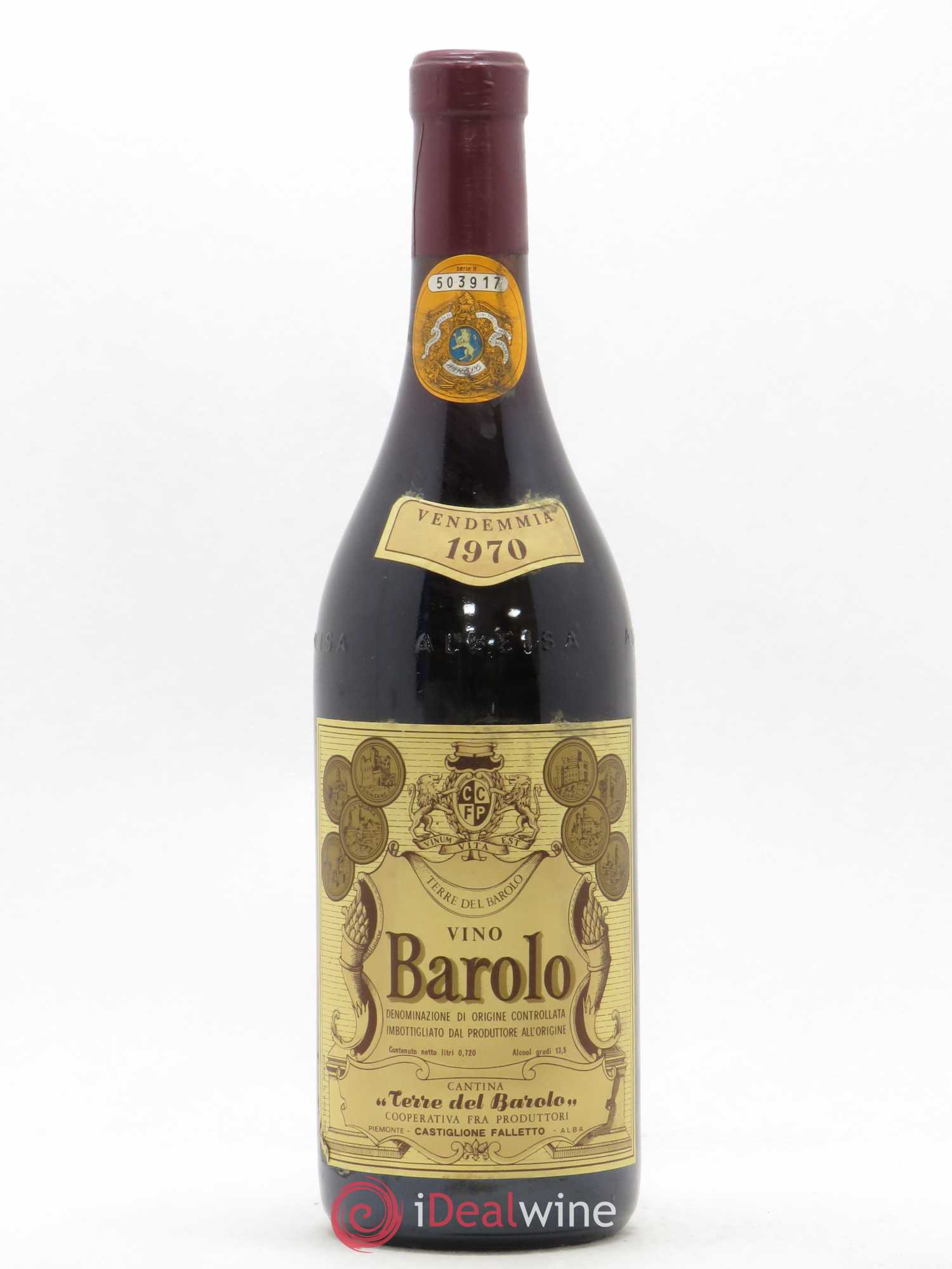 Barolo Terre del Barolo 1970 - Lot de 1 bouteille - 0