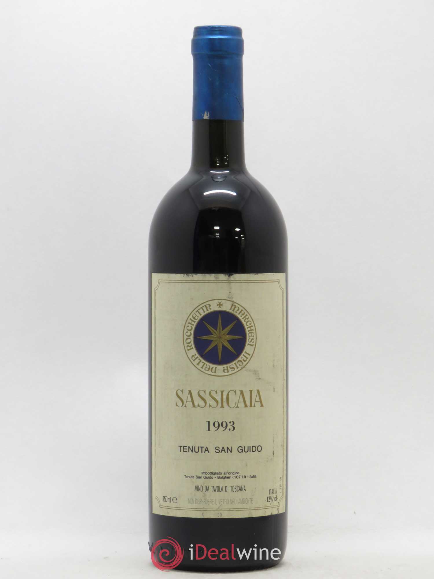 Bolgheri DOC Sassicaia Tenuta San Guido 1993 - Lot de 1 bouteille - 0
