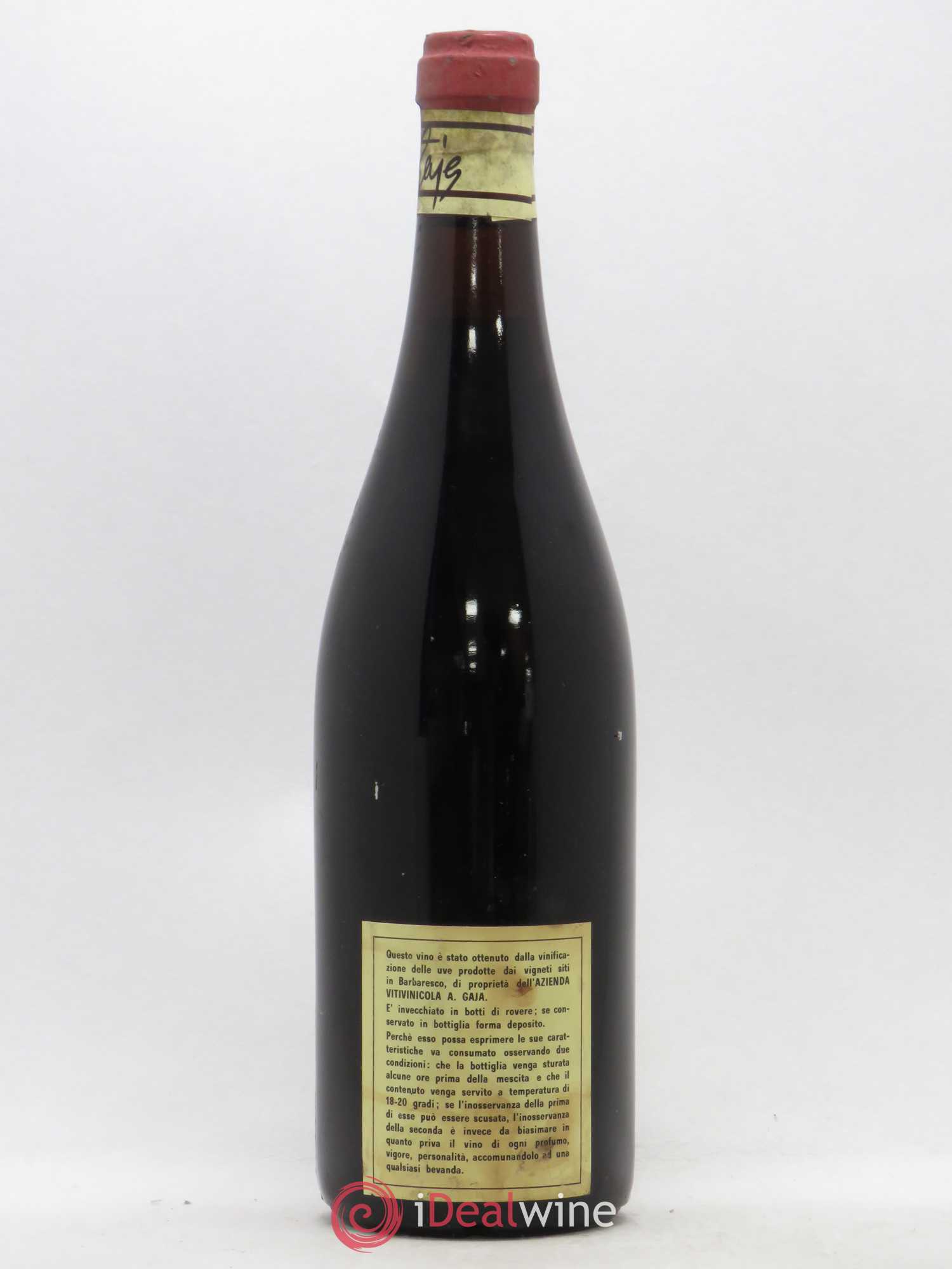 Barbaresco DOCG Angelo Gaja 1969 - Lot de 1 bouteille - 1