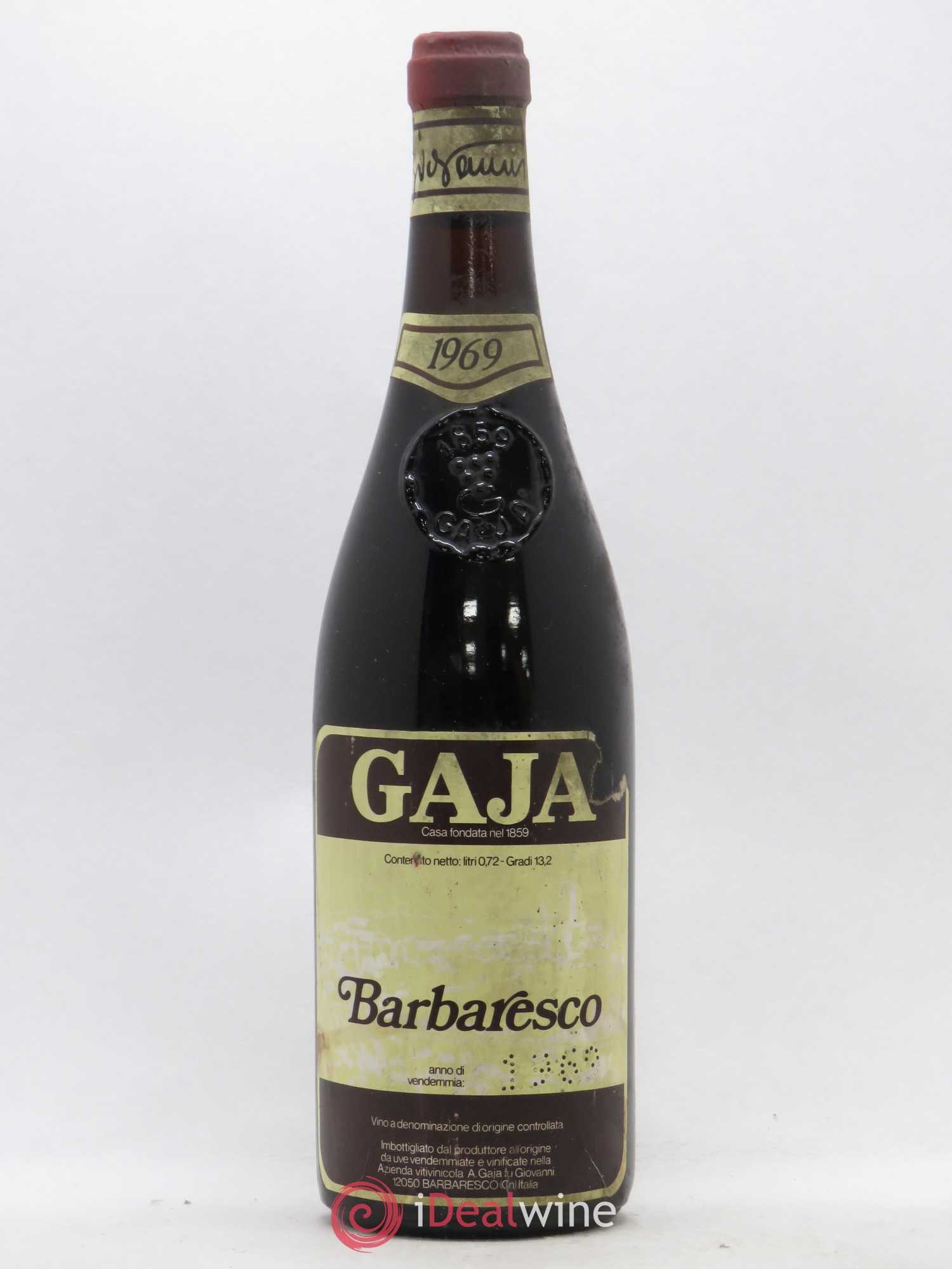 Barbaresco DOCG Angelo Gaja 1969 - Lot de 1 bouteille - 0