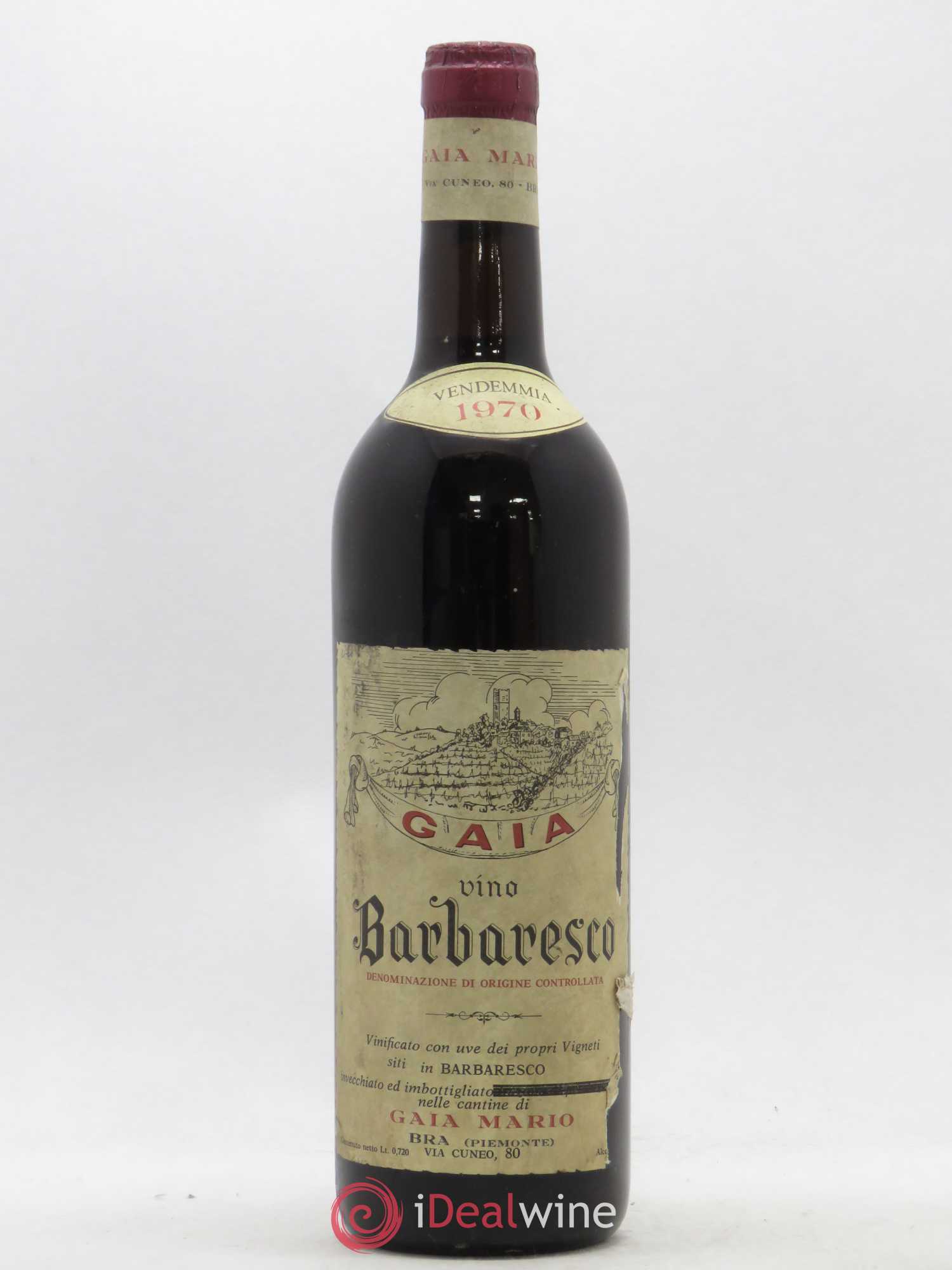 Barbaresco DOCG Angelo Gaja 1970 - Lot de 1 bouteille - 0