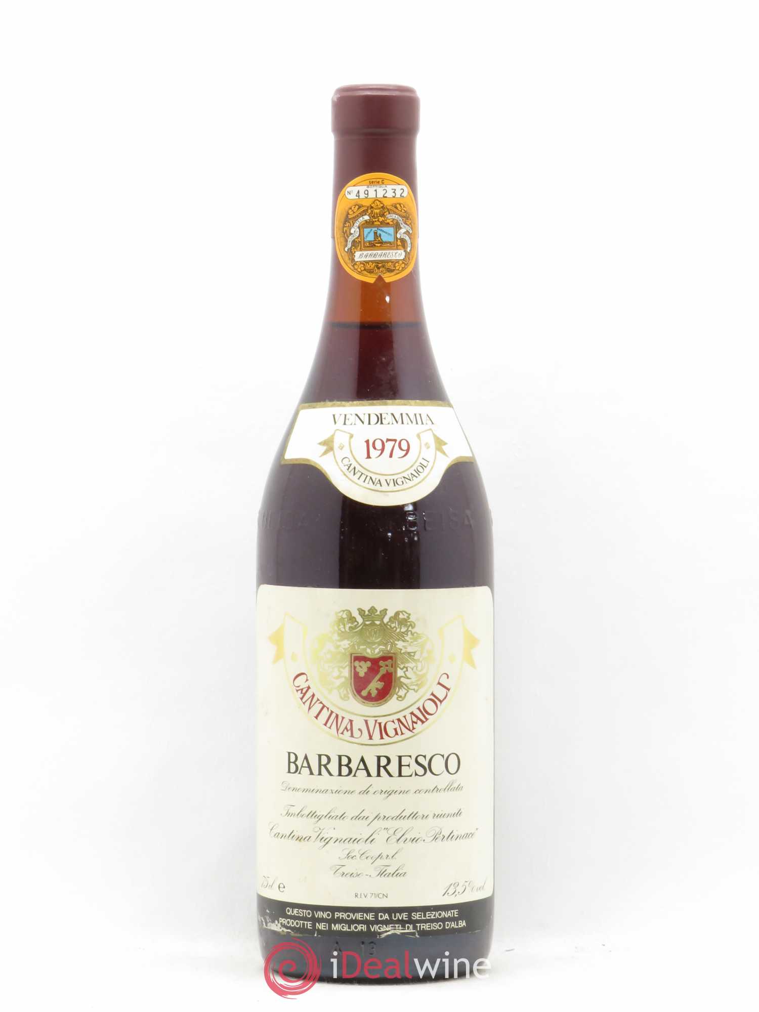 Barbaresco DOCG Cantina Vignaioli 1979 - Posten von 1 Flasche - 0