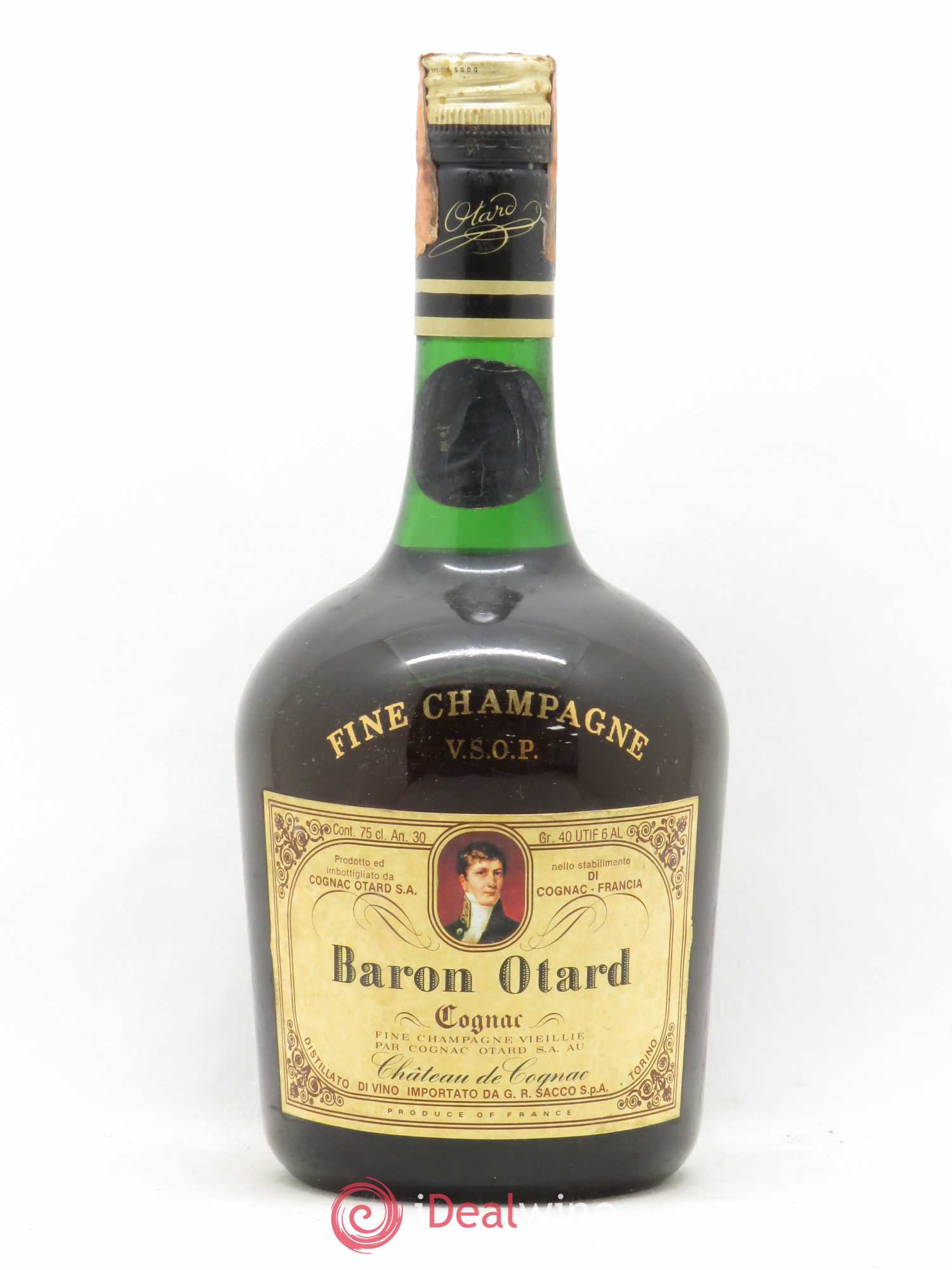 Cognac Otard Fine Champagne VSOP - Lot de 1 bouteille - 0