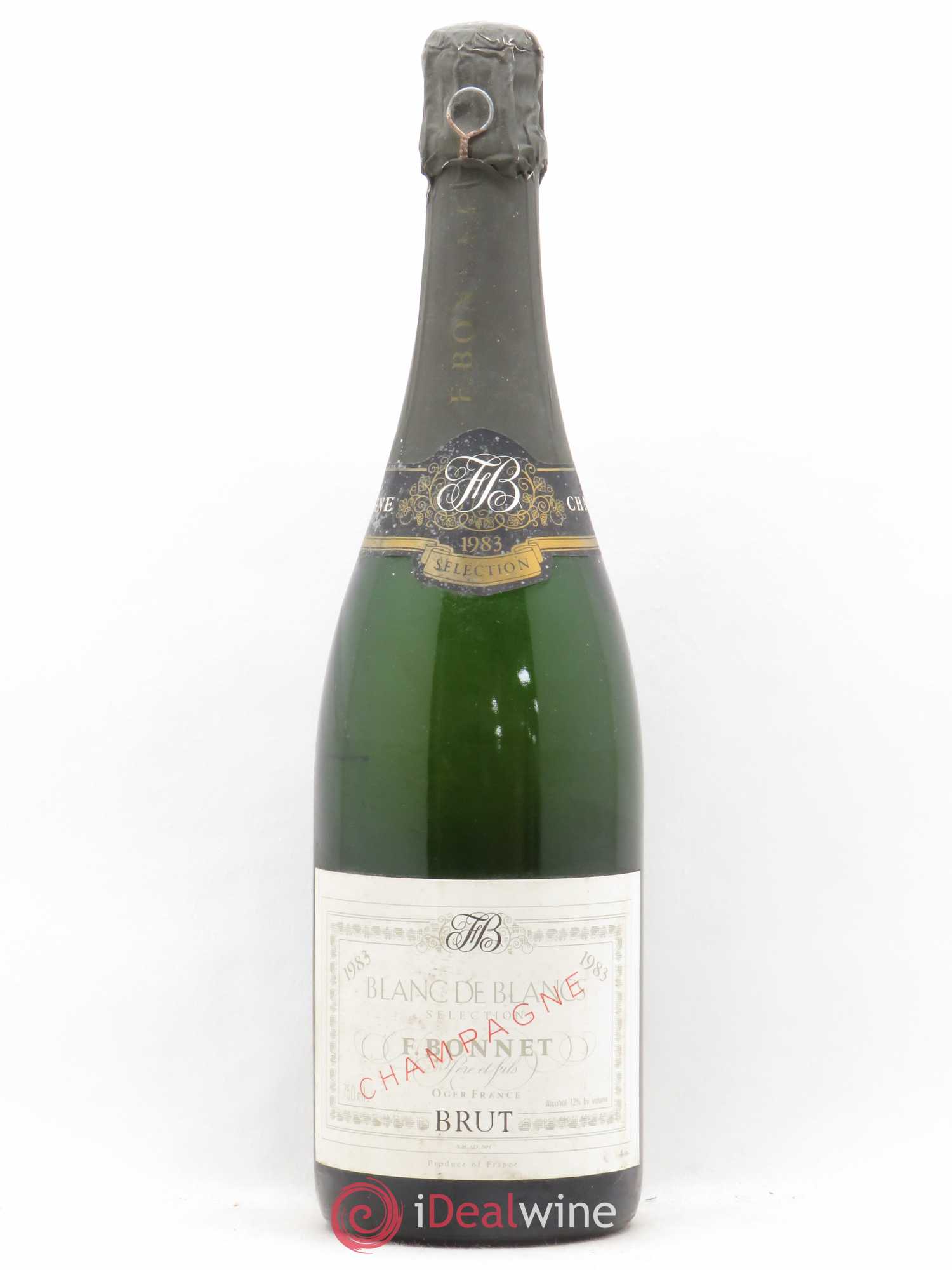 Champagne Bonnet Blanc de Blancs 1983 - Posten von 1 Flasche - 0