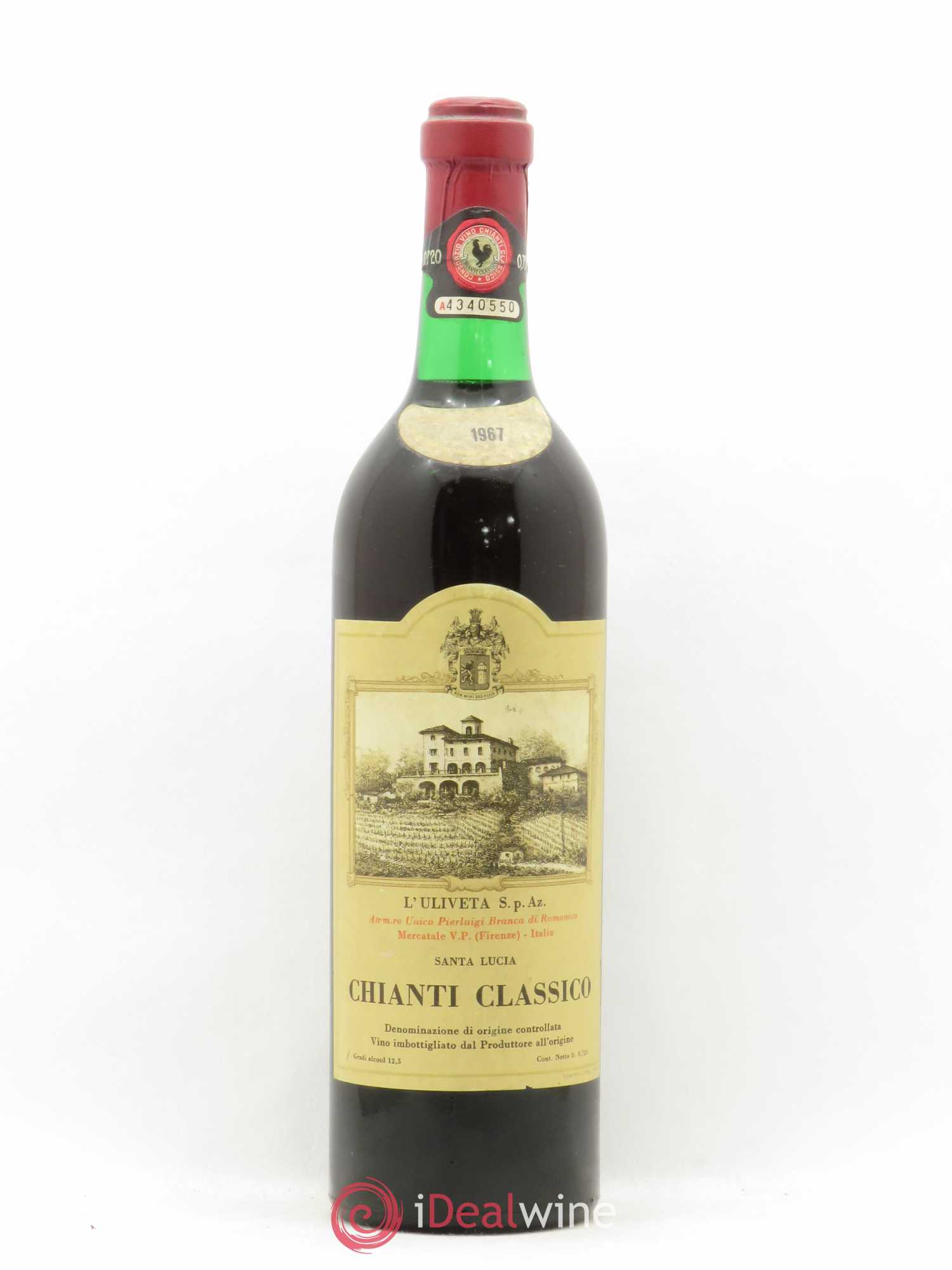 Chianti Classico DOCG Santa Lucia 1967 - Lot de 1 bouteille - 0