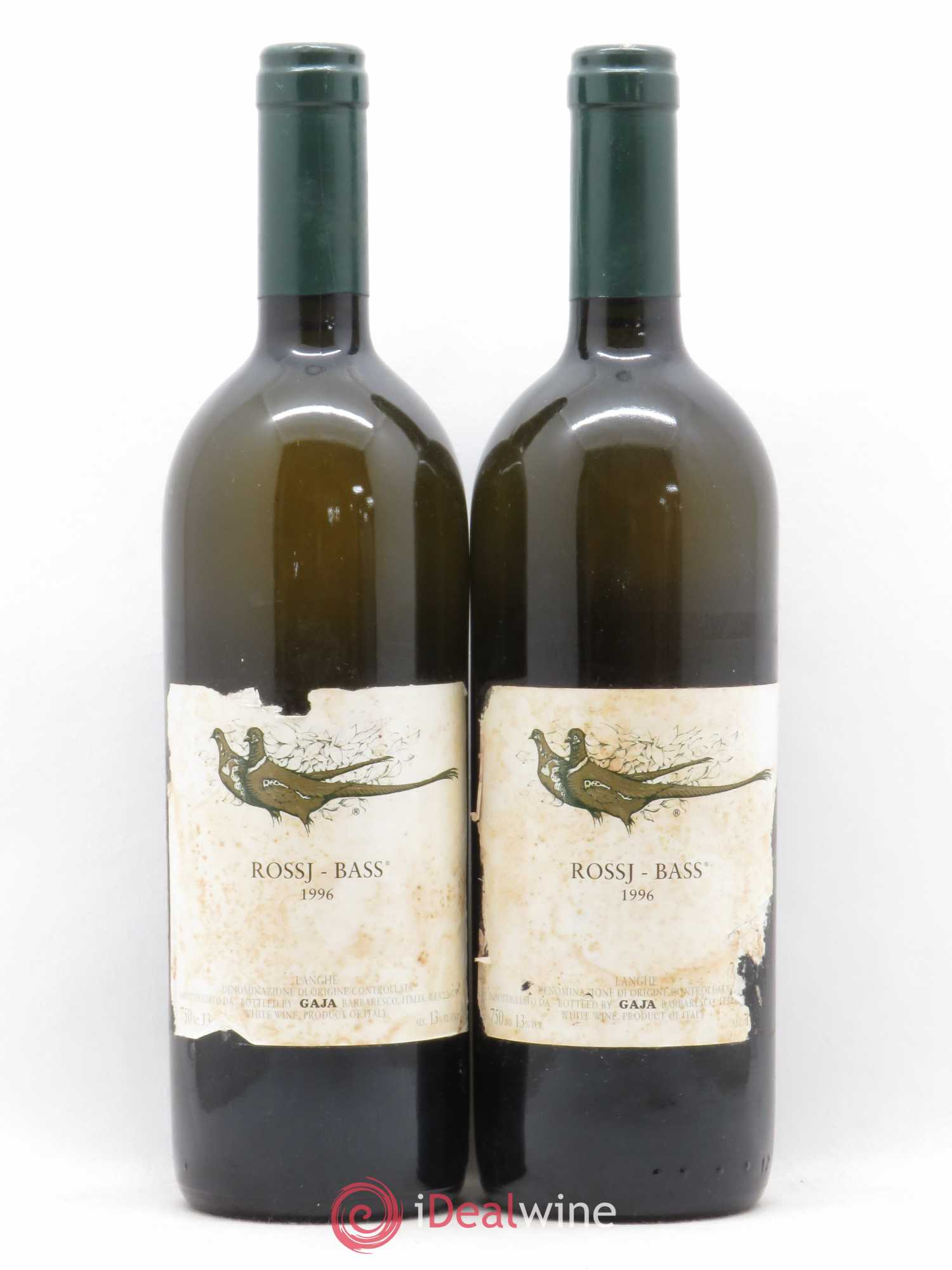 Langhe DOC Gaja Rossj-Bass Angelo Gaja 1996 - Lot de 2 bouteilles - 0