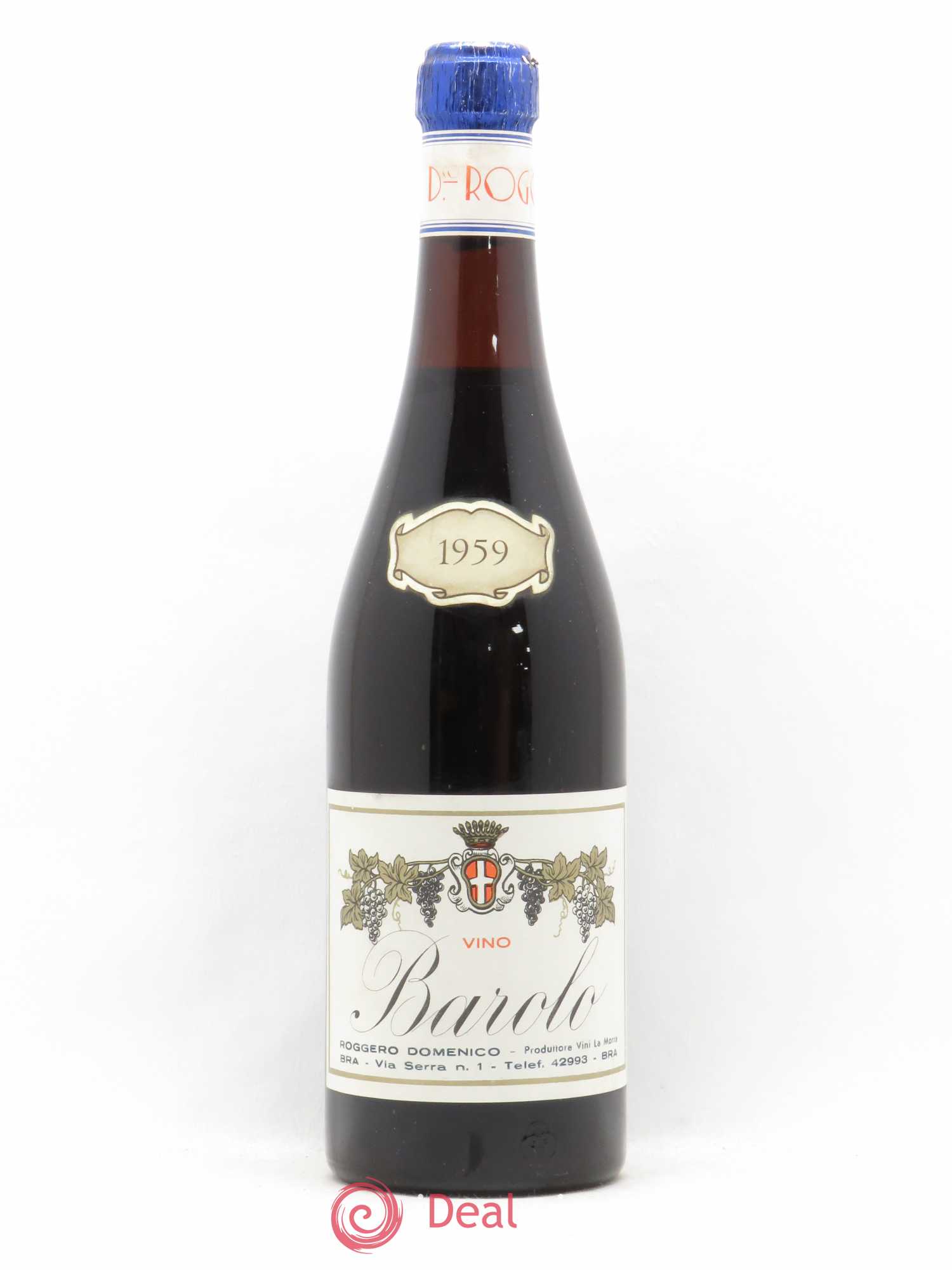 Barolo Roggero Domenico 1959 - Lot de 1 bouteille - 0